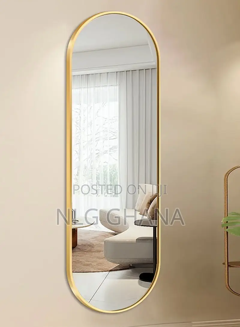 39.4x11.8inch Long Round Edges Mirror, Wall-Mounted Long. Ghx5530