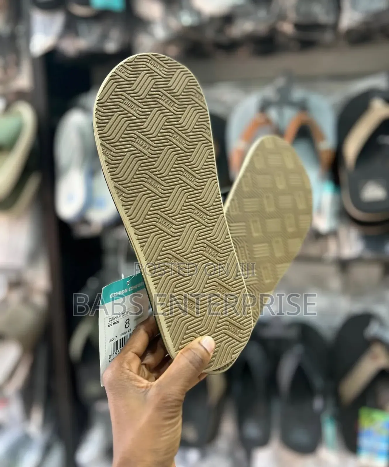 Reef Men's The Layback Flip Flops Olive