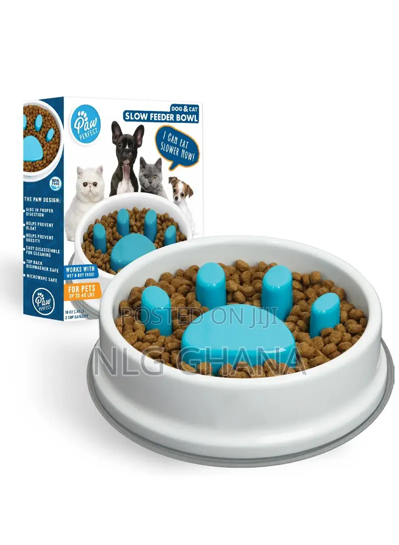 Large Capacity Dog Cat Paw Maze Design Slow Feeder. Ghx2932