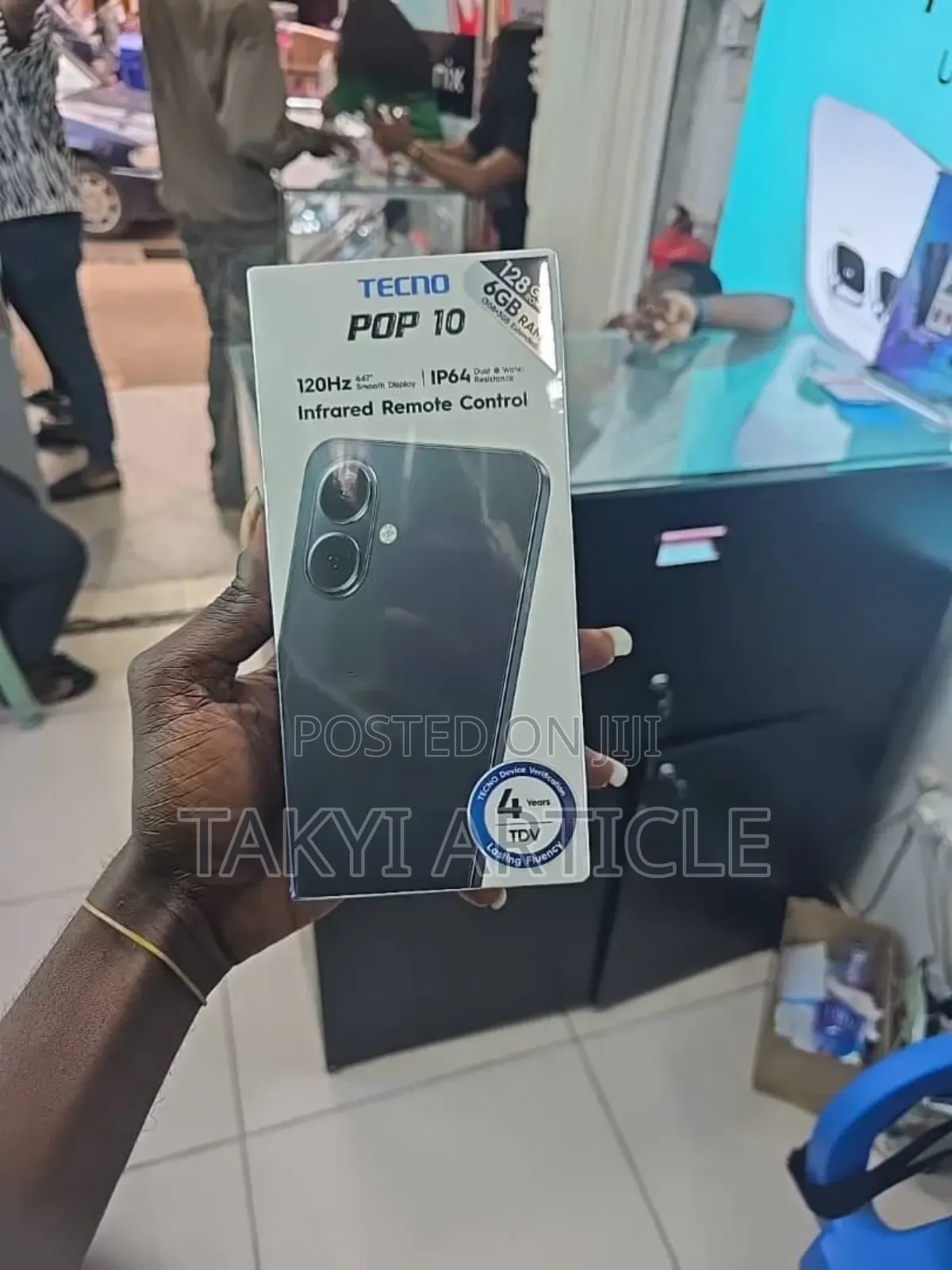 New Tecno Pop 10 128 GB Black