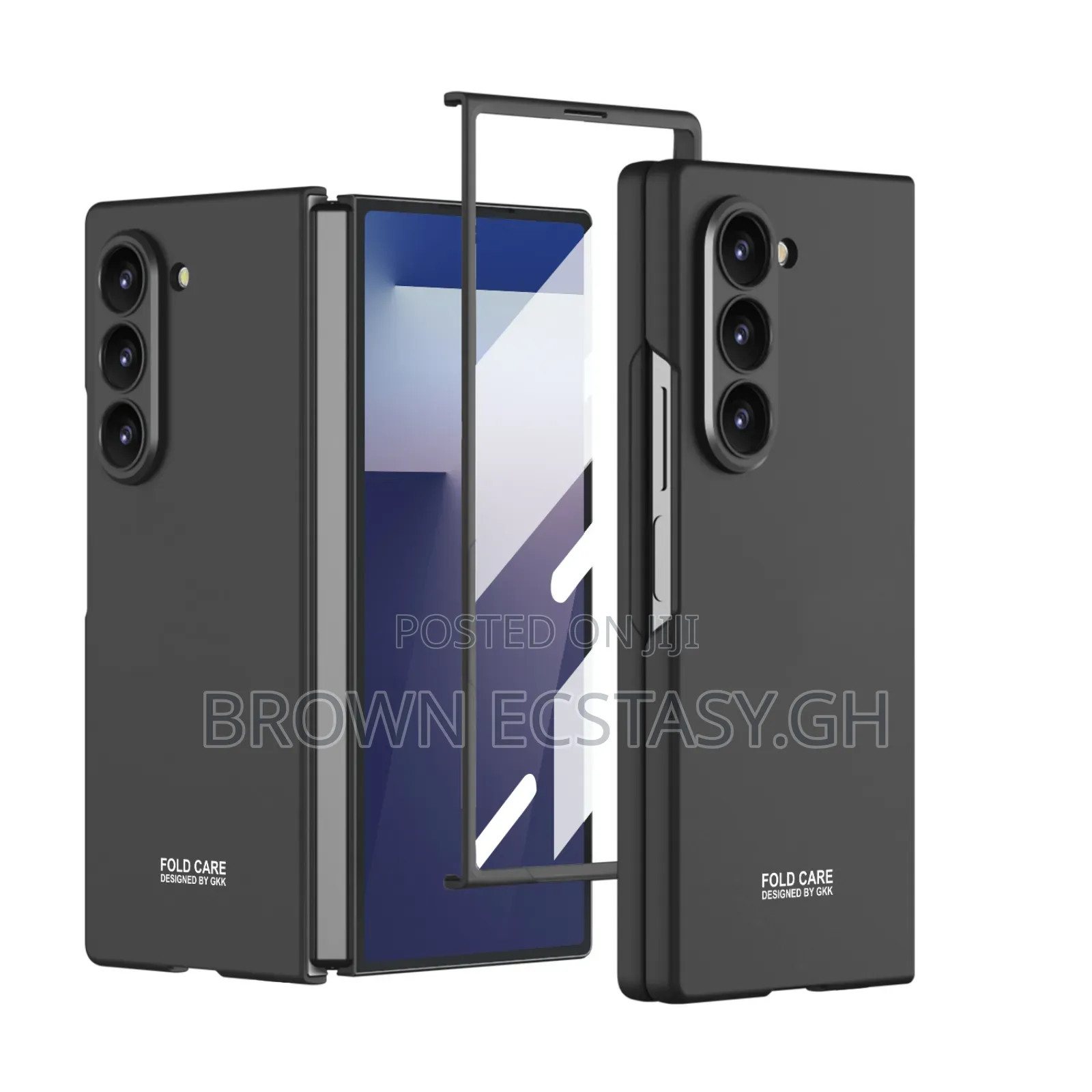 Z Fold 7 Frosted Shield Case With Screen Protector