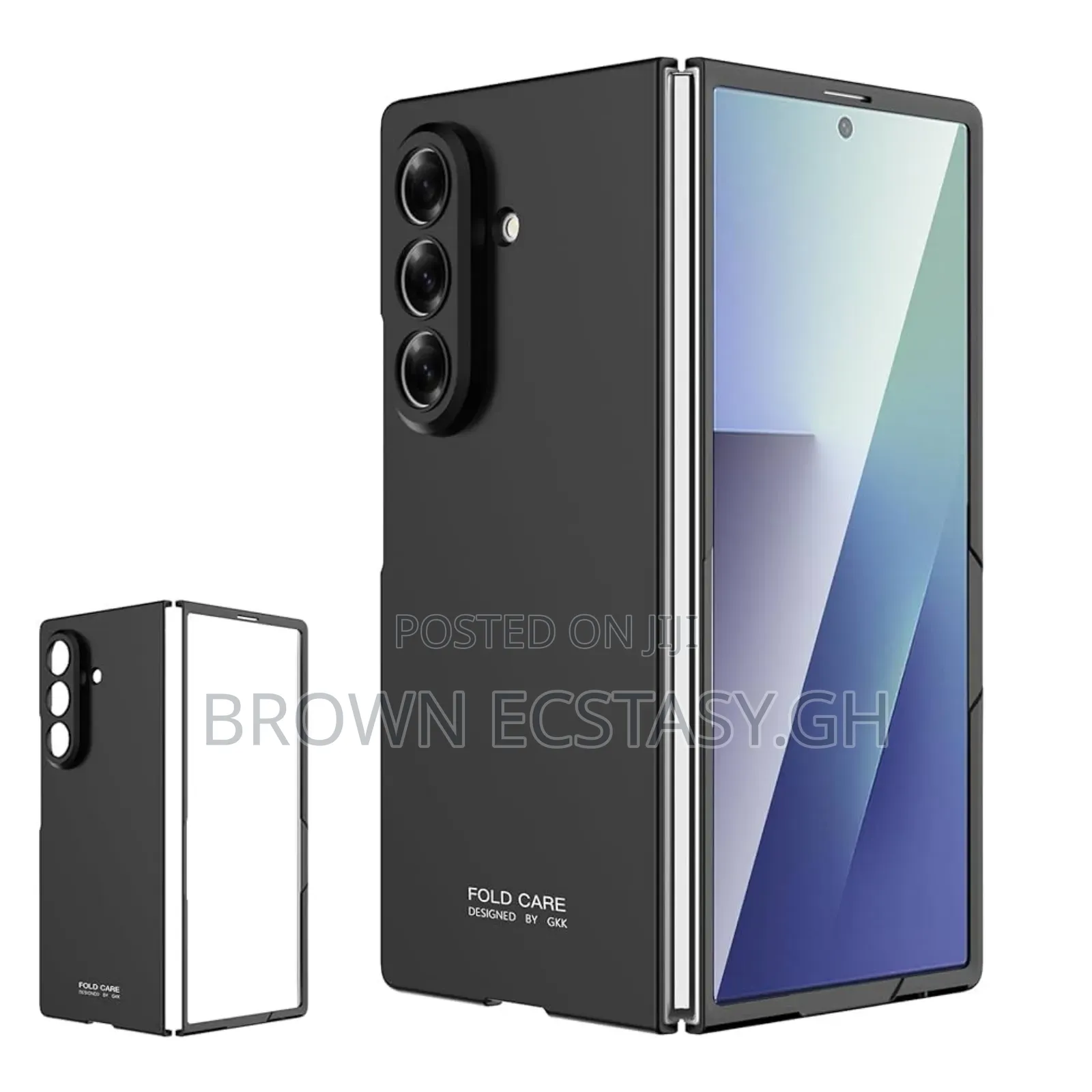 Z Fold 7 Frosted Shield Case With Screen Protector