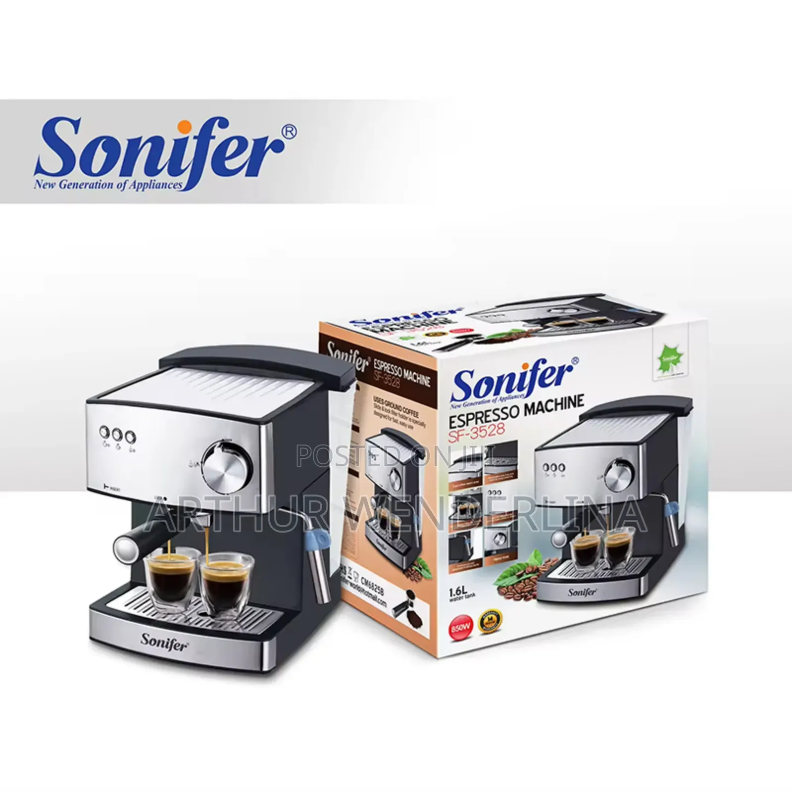 Sonifer Multifunction Coffee Machine High Quality Coffee Maker 850w