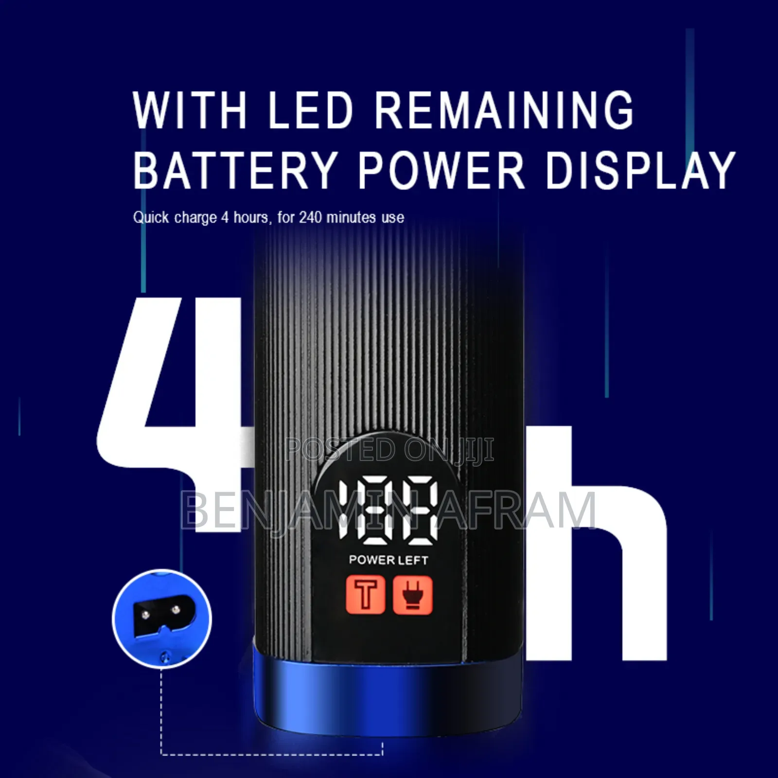 Led Power Display Hair Clippers. Ng-121