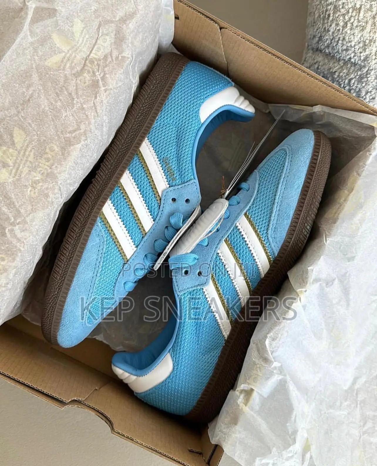Adidas Samba Lt “Semi Blue Burst”