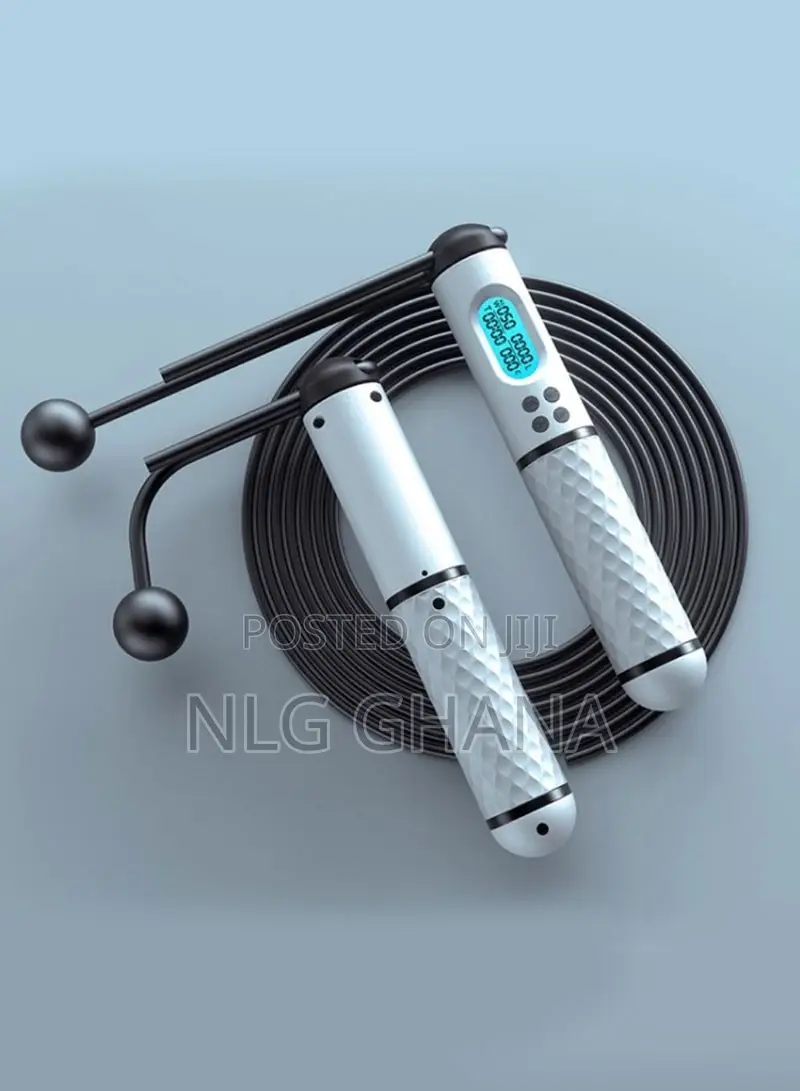 2-in-1 3m Digital Cordless Skipping Rope Counter. Tvx7016