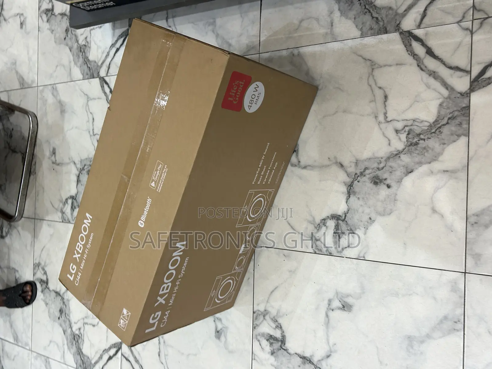 Just Purchase Black Bluetooth Lg 480 Watts Cj44 X-Boom Speaker