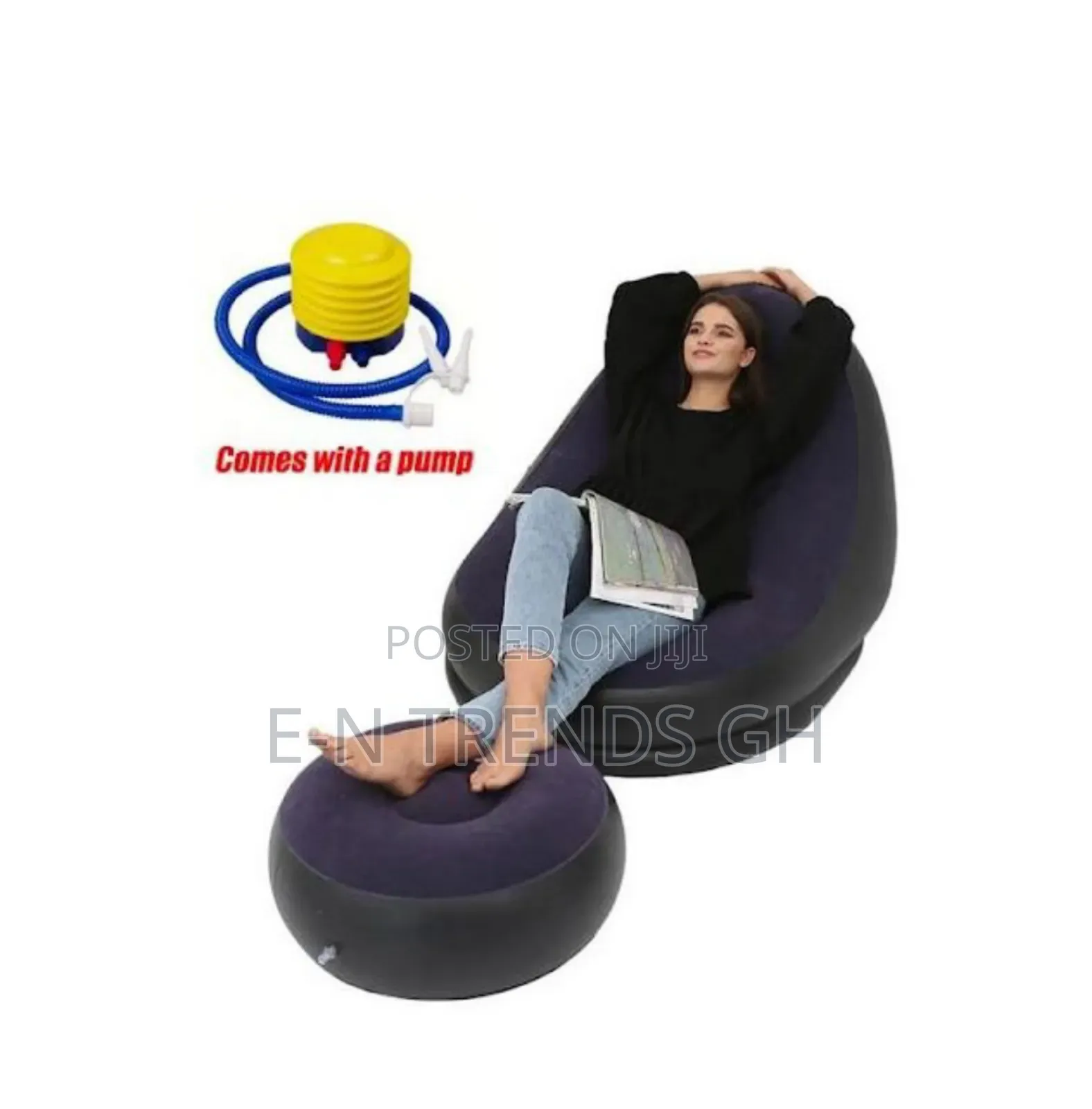 Inflatable Sofa With Leg Rest