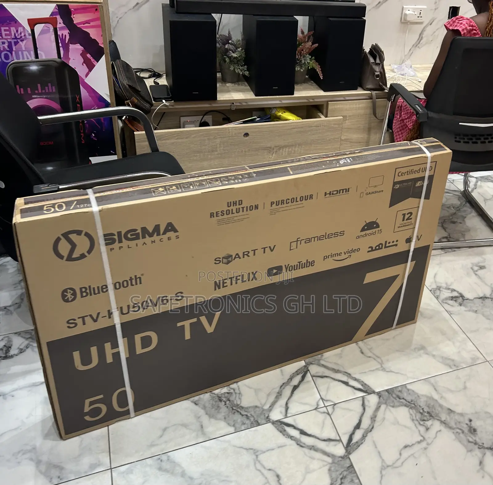New Purchase Led 50 Inch Smart Sigma Clear Screen Tv Sig-Ku50v6-S
