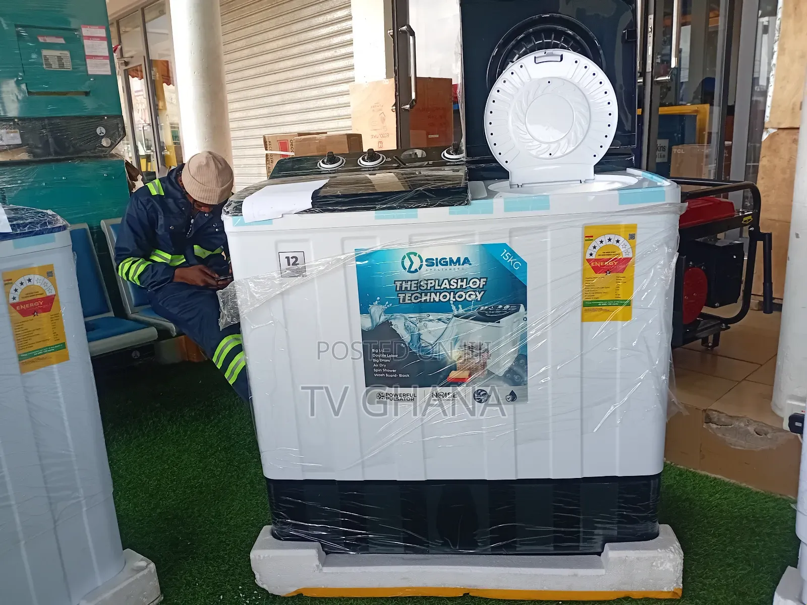 Sigma 15kg Washer – Big Load, Powerful Clean!