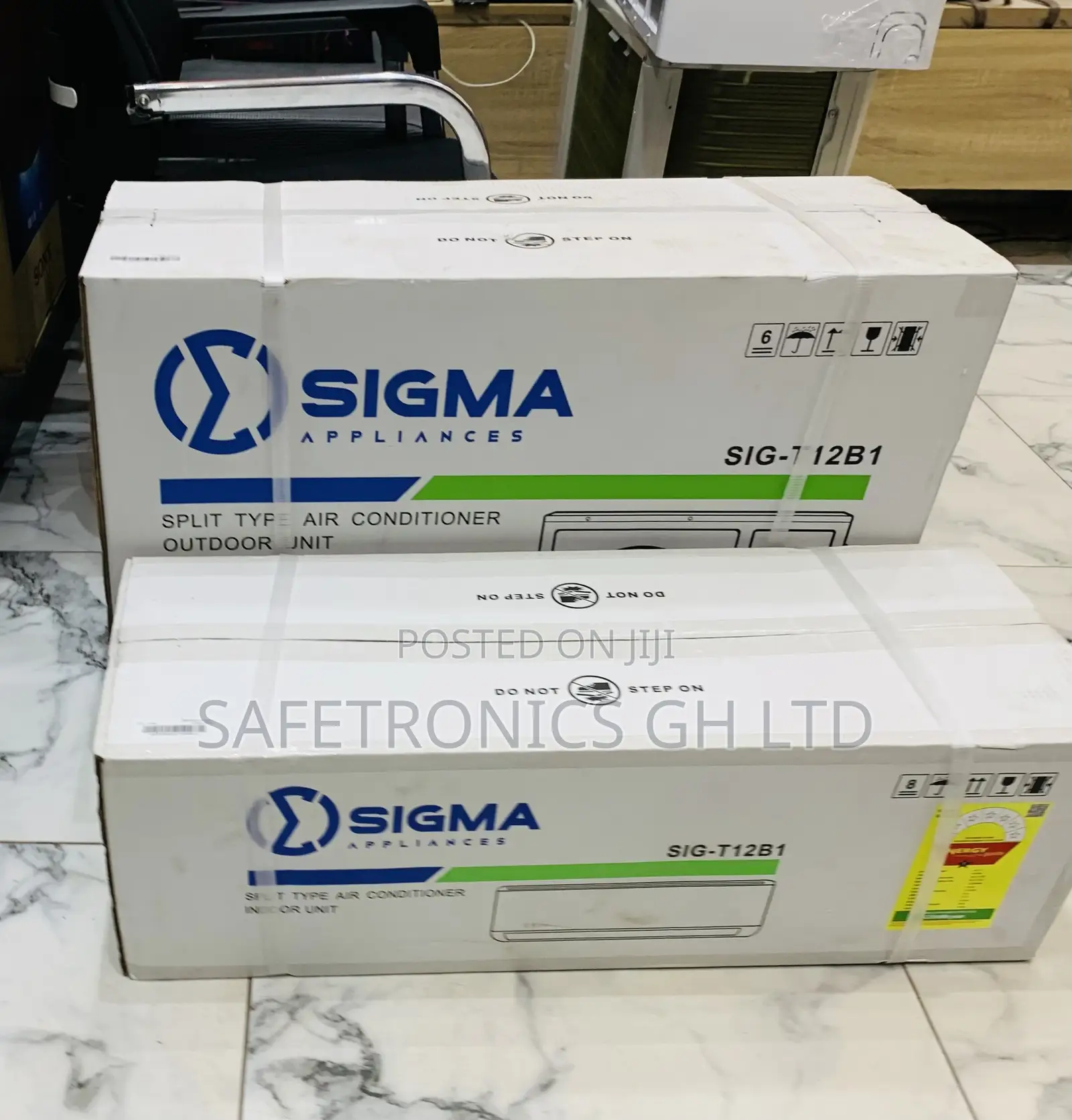 High _ Quality Sigma Split R410 1.5 Horsepower White Sig-T12b1 Ac
