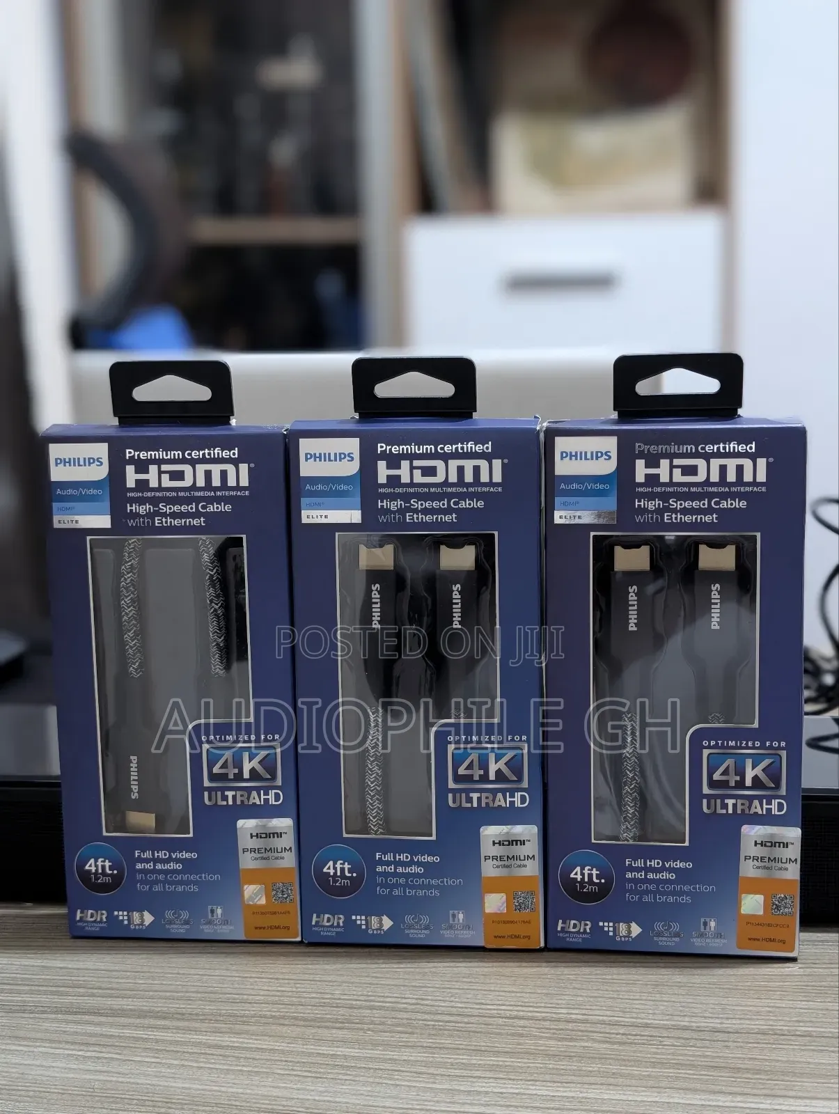 Philips 4ft Premium Hdmi Cable With Ethernet