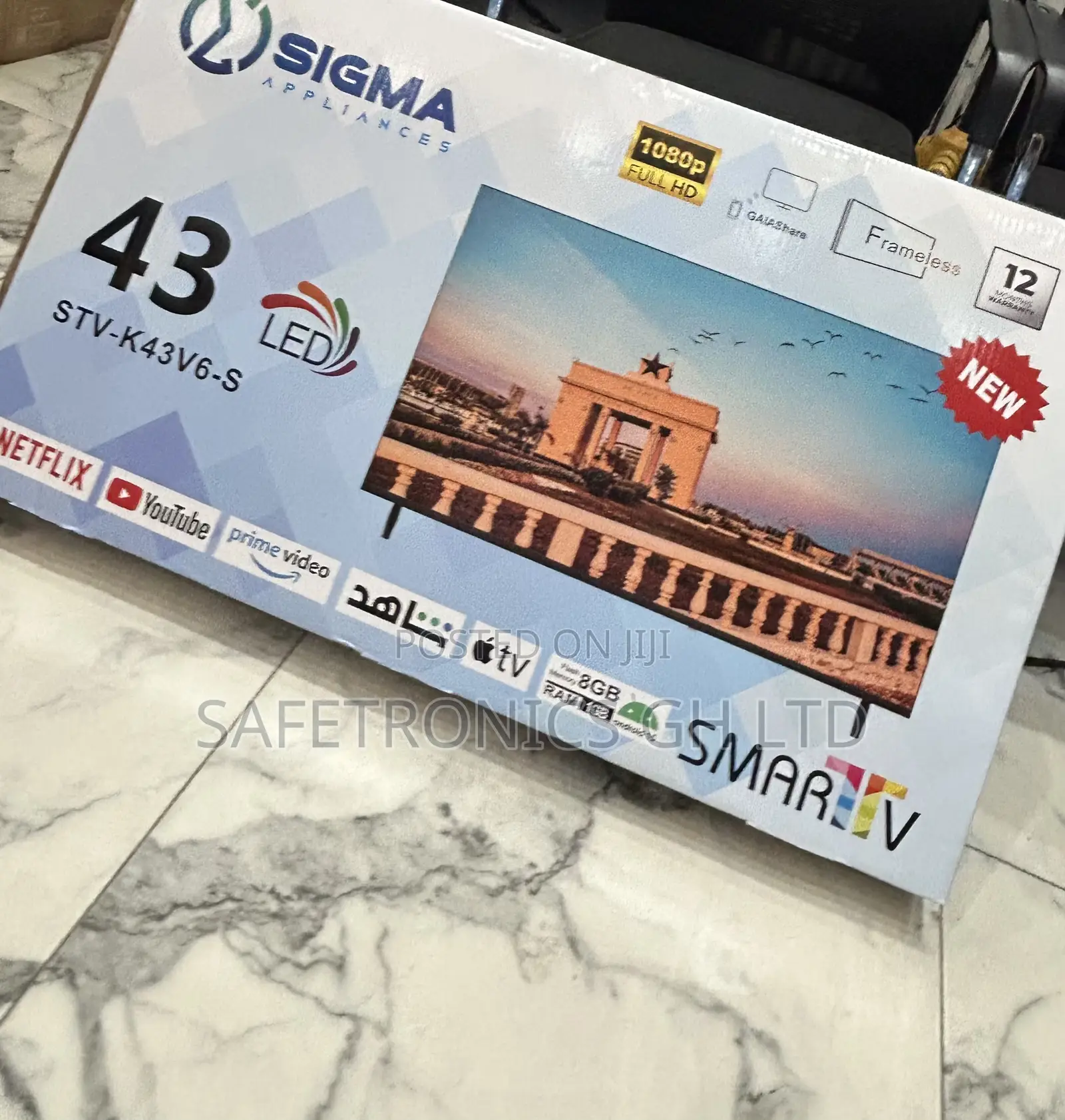 Order New Sig-K43v6-S 43 Inch Full Hd Smart Sigma Clear Tv