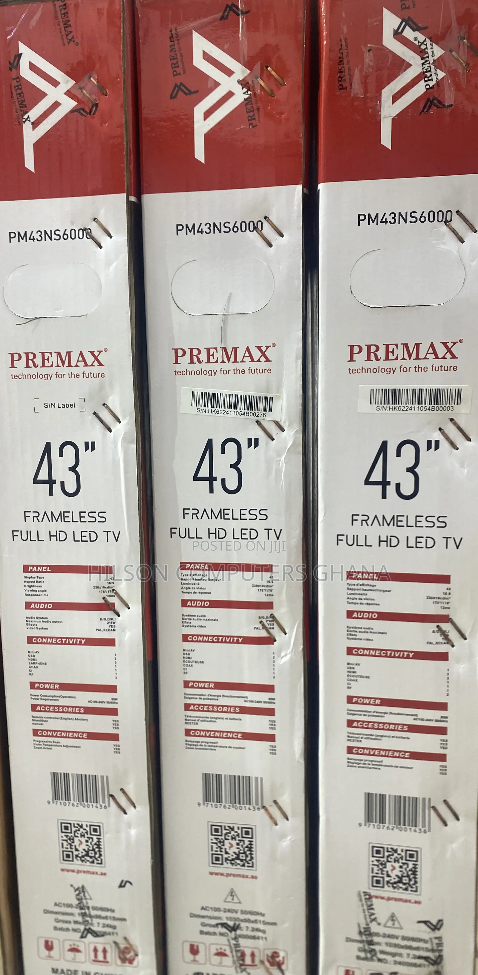 Premax 43′′ Frameless Full Hd Led Digital Tv Pm43ns6000