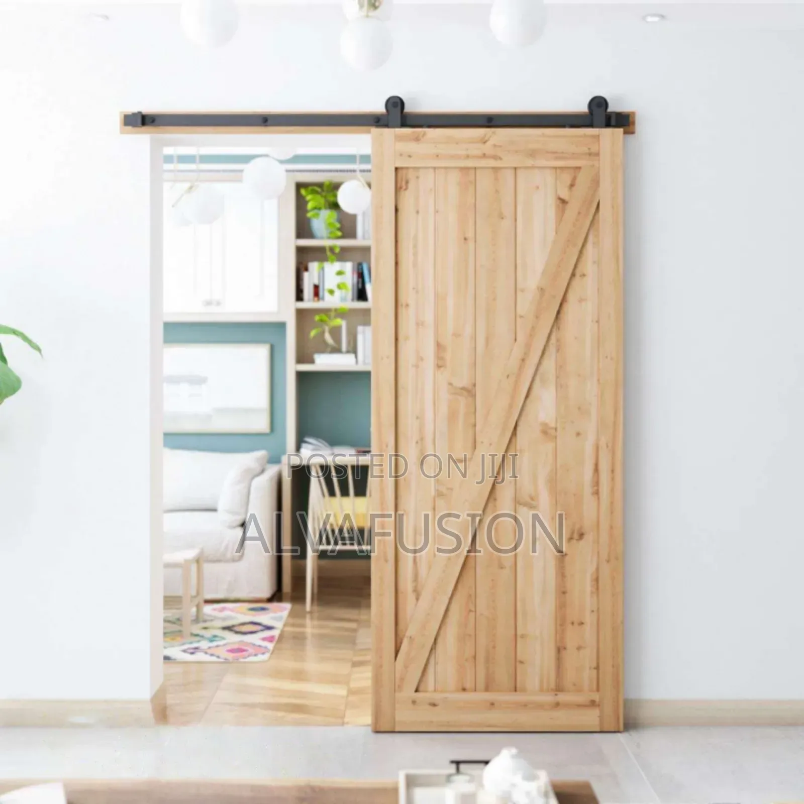 T Type Barndoor Sliding Rail Kit