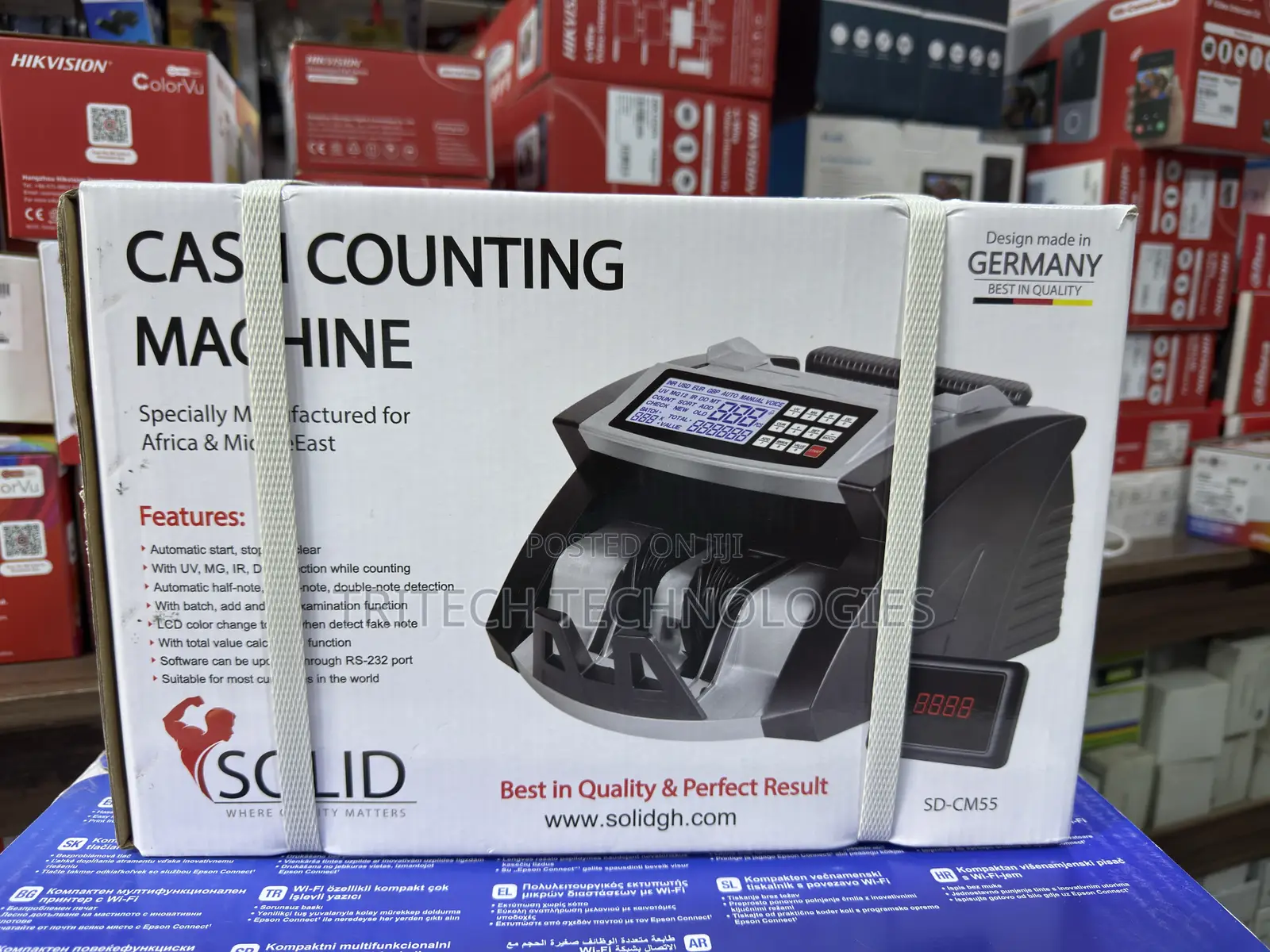 Solid Cash Money Counting Machine Sd-Cm55