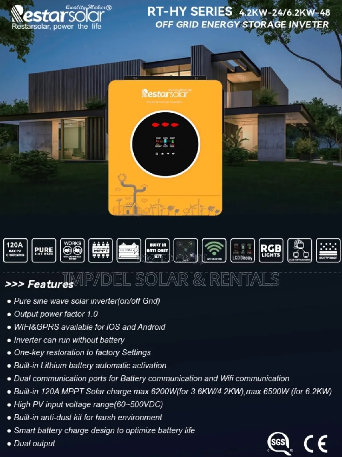 4.2kw 24v Solar Hybrid Inverter