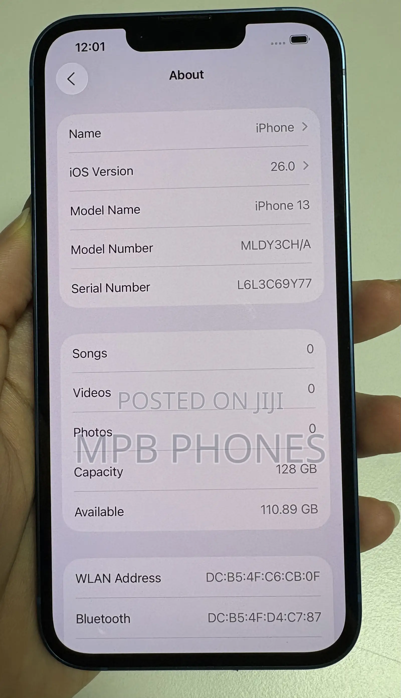 Apple iPhone 13 128 GB White