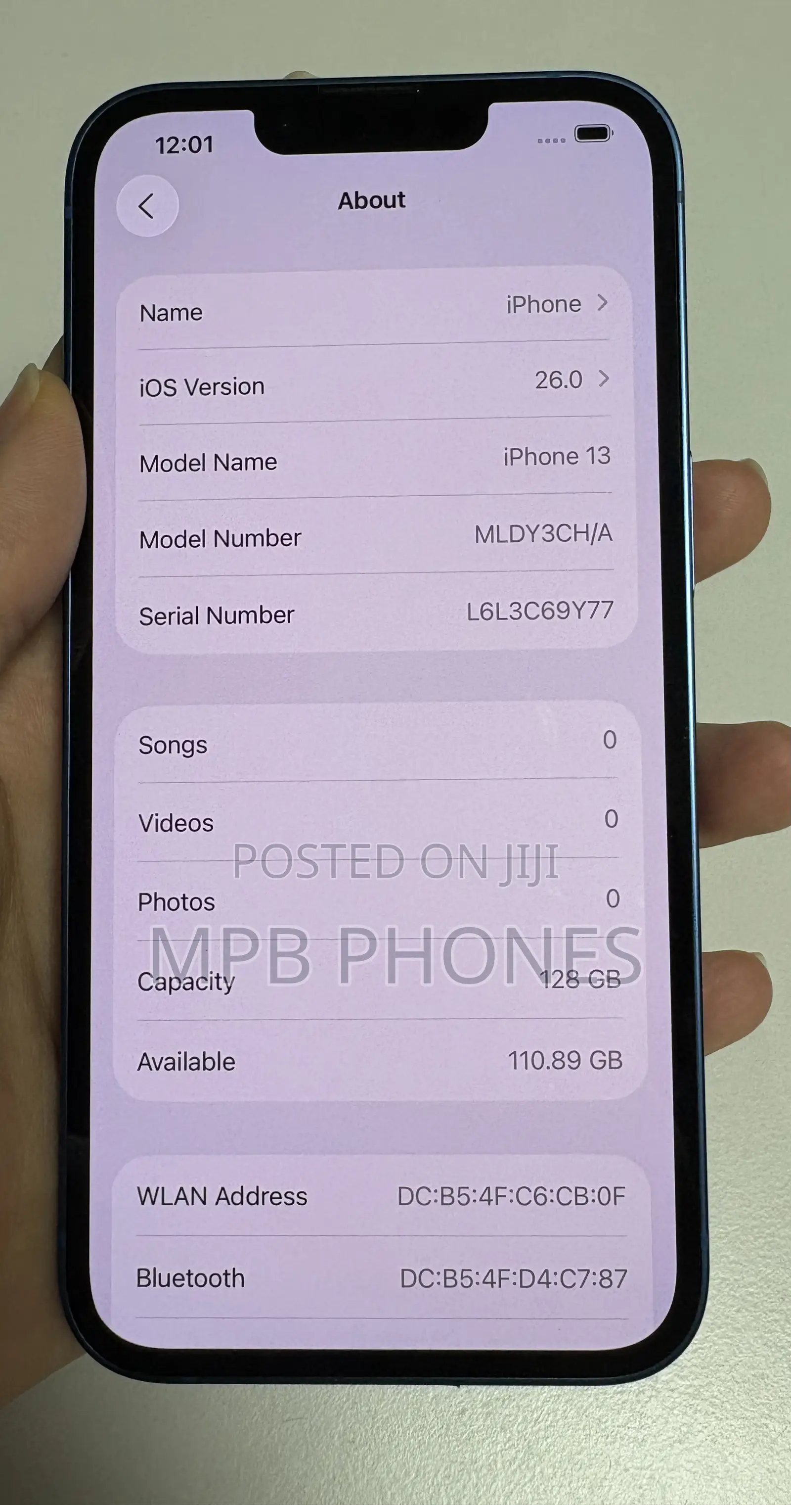 Apple iPhone 13 128 GB Blue
