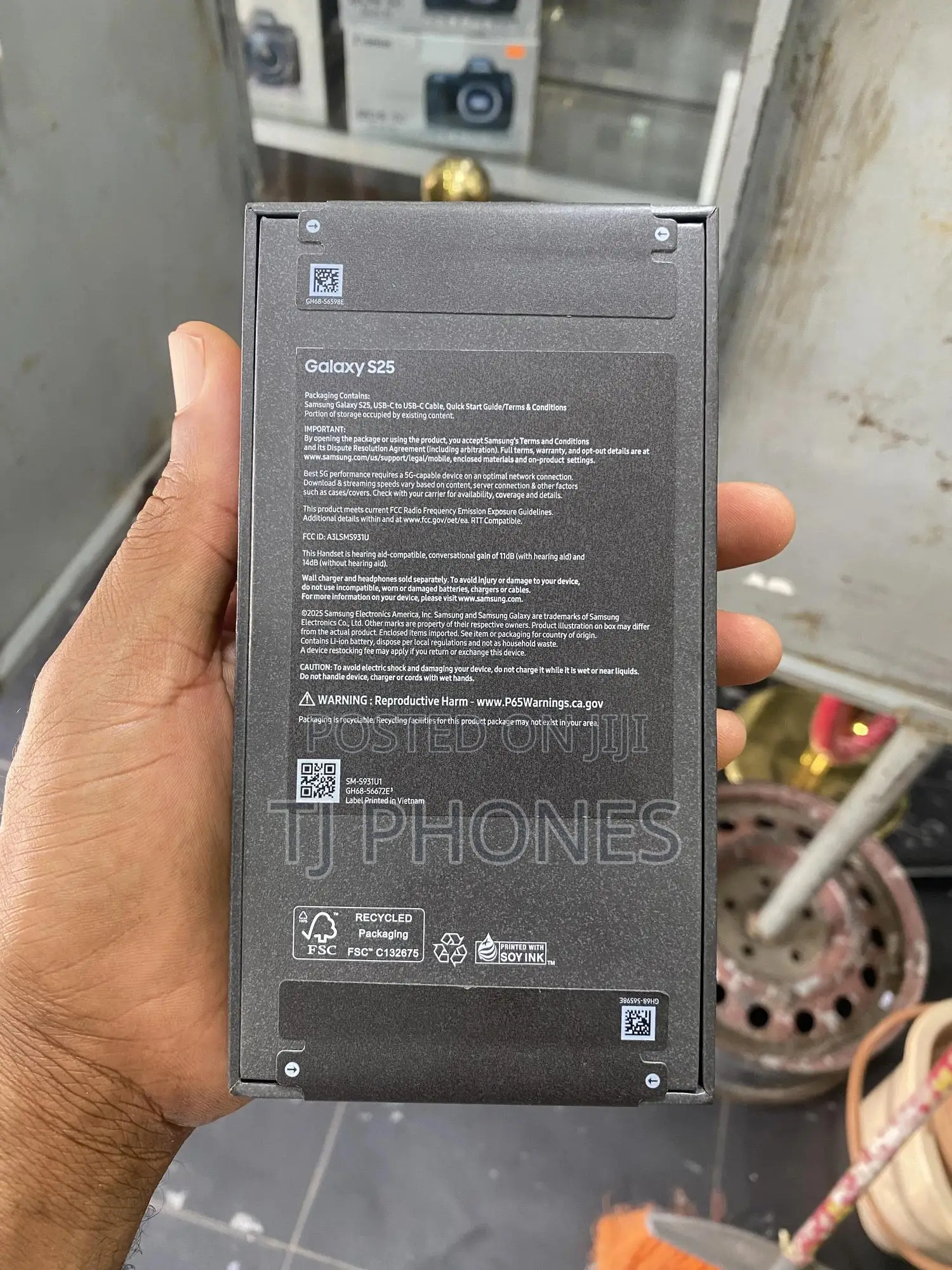 New Samsung Galaxy S25 128 GB Black