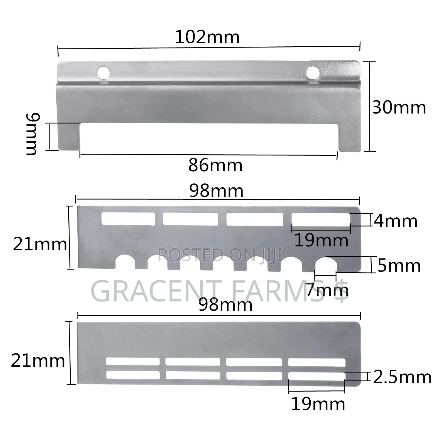 4-Way Multi Pattern Stainless Steel Beehive Entrance Guard