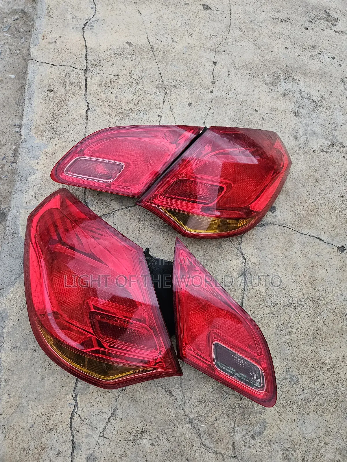 Open Astra J Taillights Complete