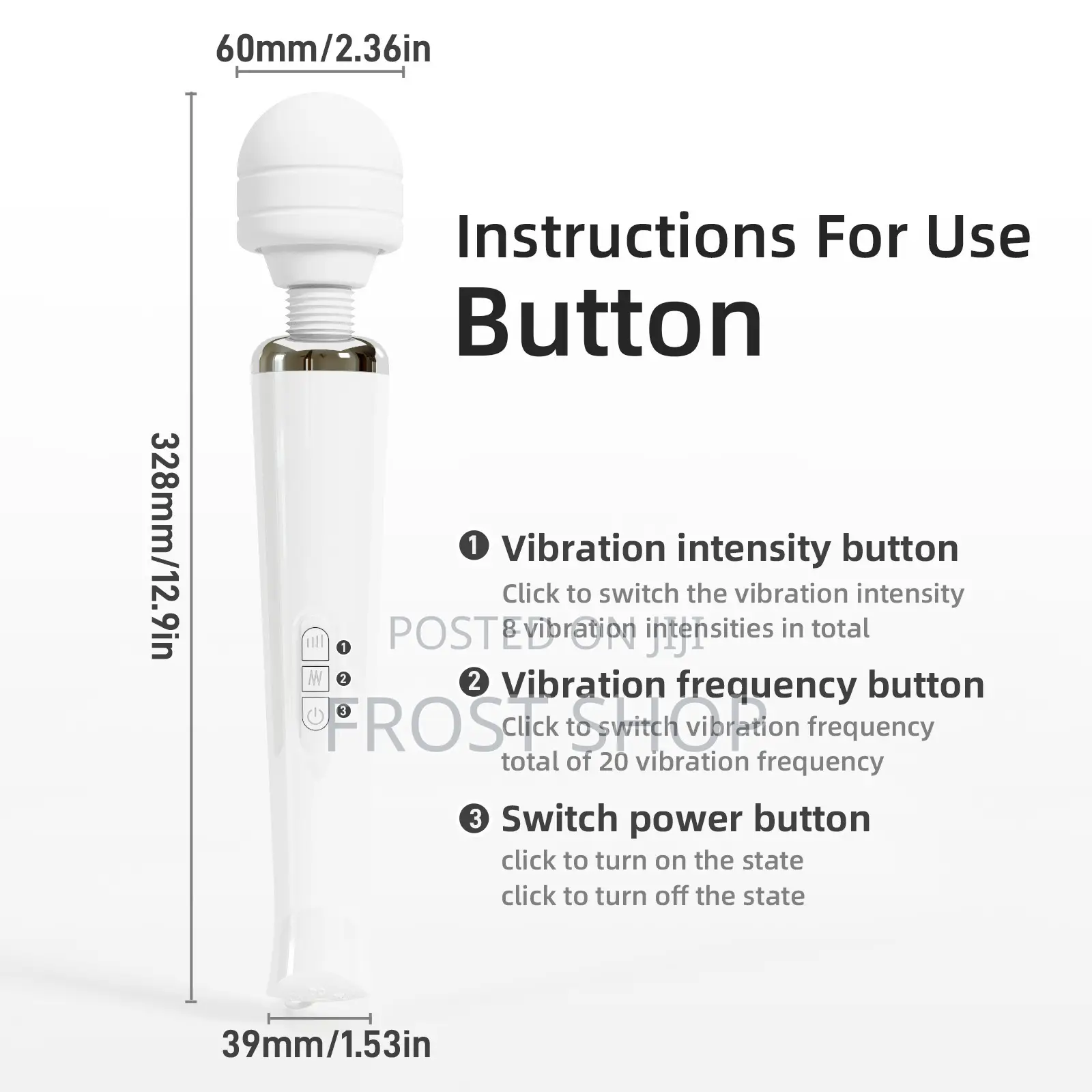 Magic Wand Rechargeable Extra Powerful Cordless Vibrator