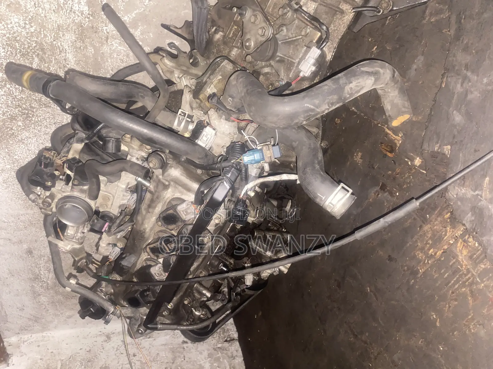 Toyota Yaris Complete Engine With Manual Gear Box Old Type