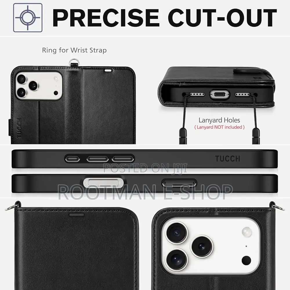 Rvelon Wallet Case Magnet For iPhone 17 Pro Max