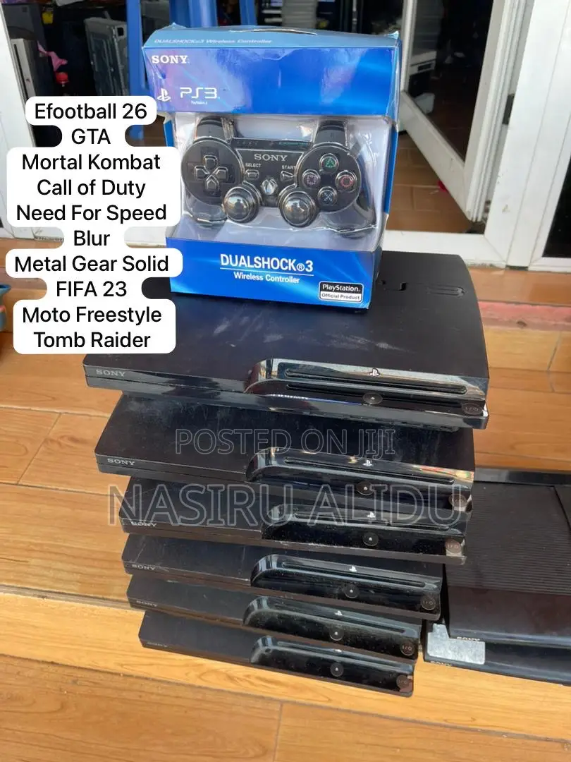 Ps3 Slim With Good Games From Home Use