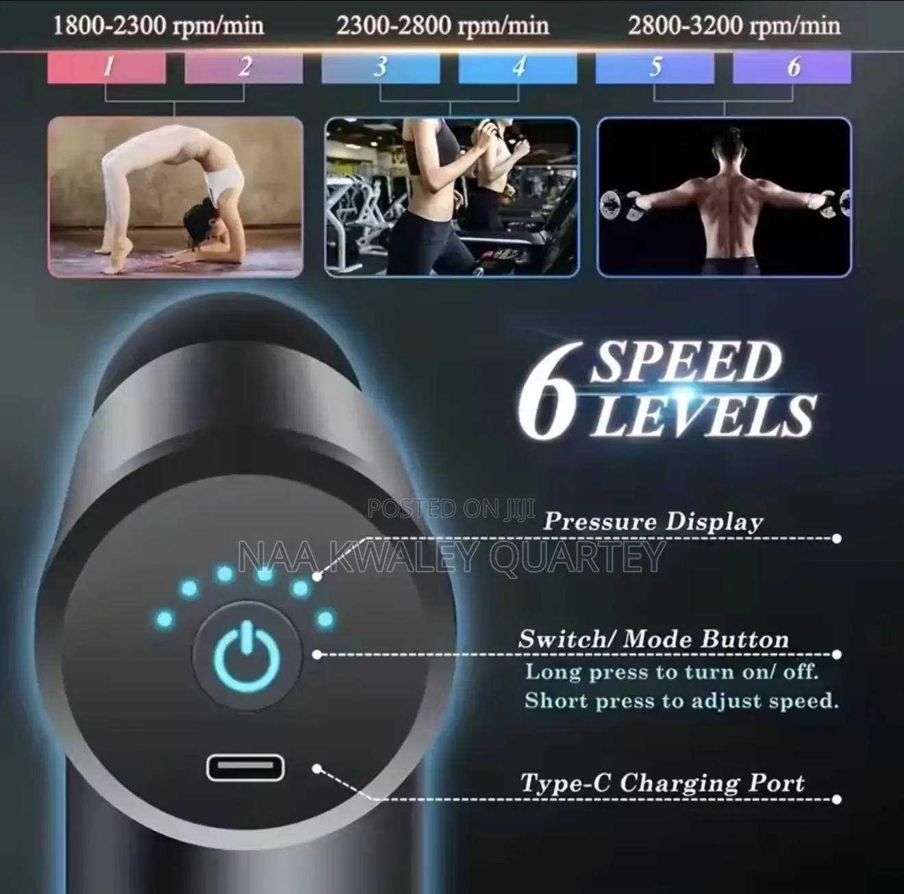 Handheld Body Massage Gun
