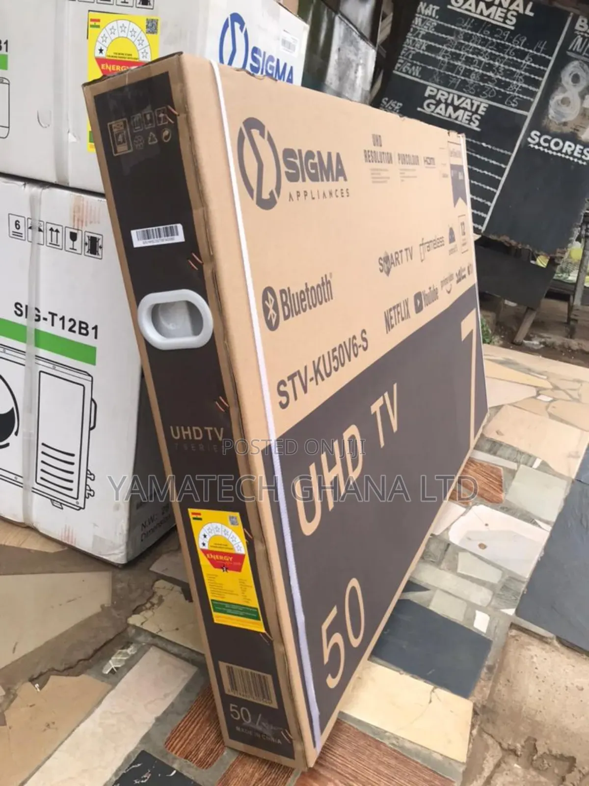 Sigma 50 Inche Smart 4k Uhd Tv With Bluetooth