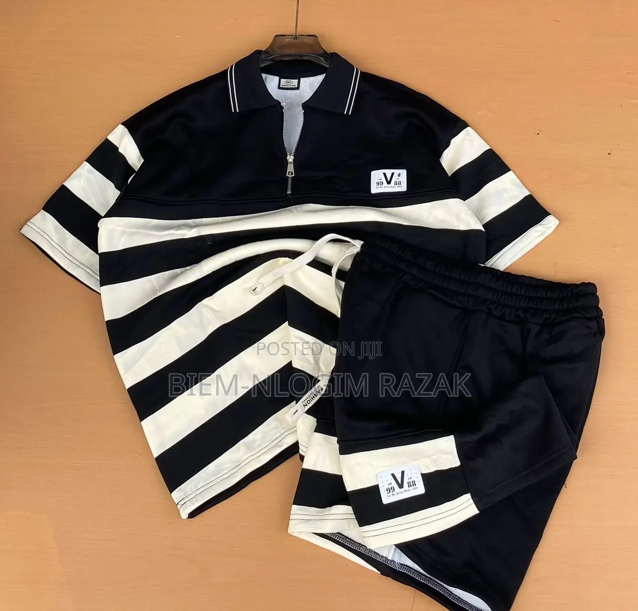 Stripped Top N Down Shorts Available in Stock