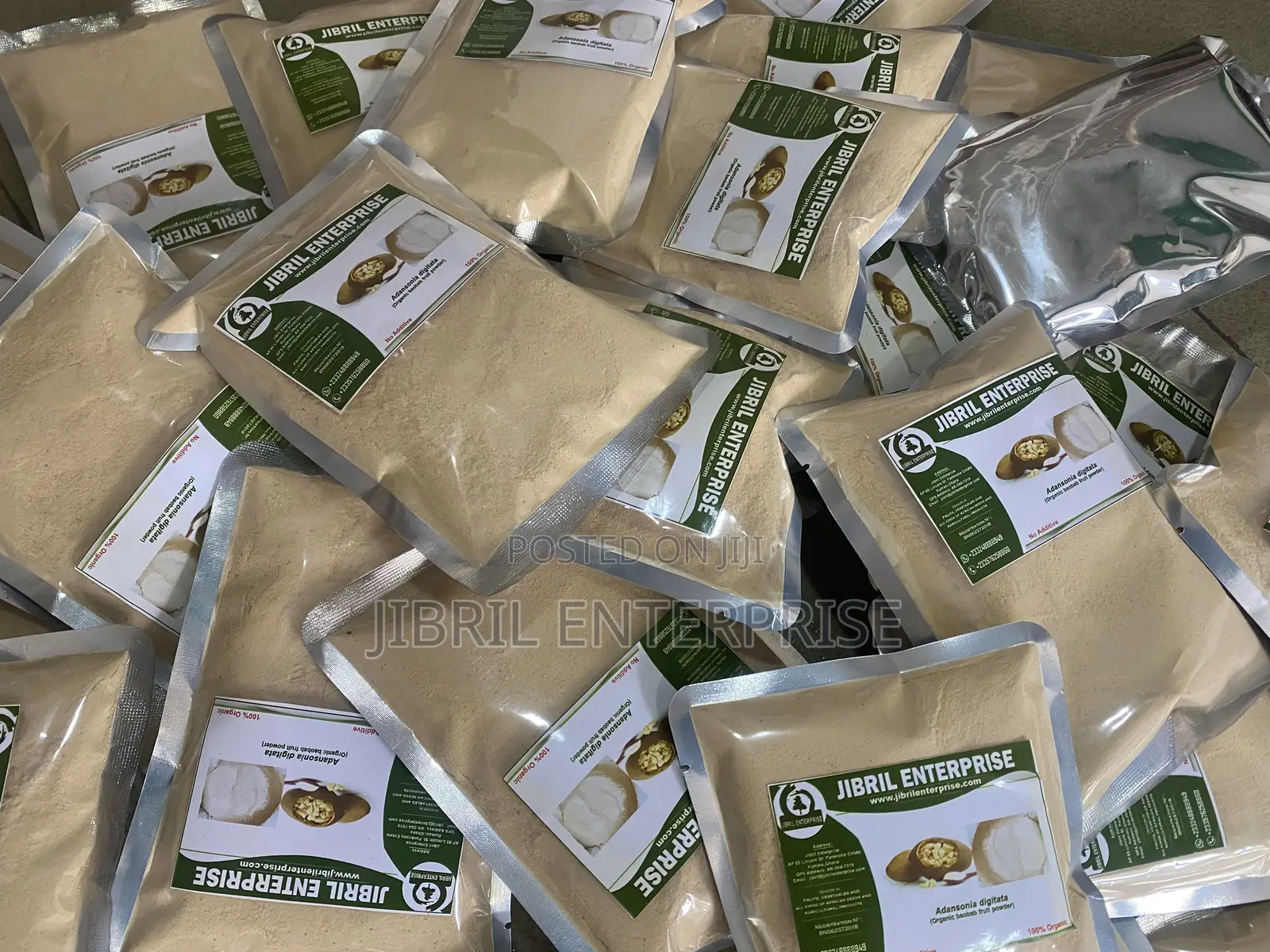 Baobab Fruit Powder, 100% Organic, No Additives, 200g/30gh