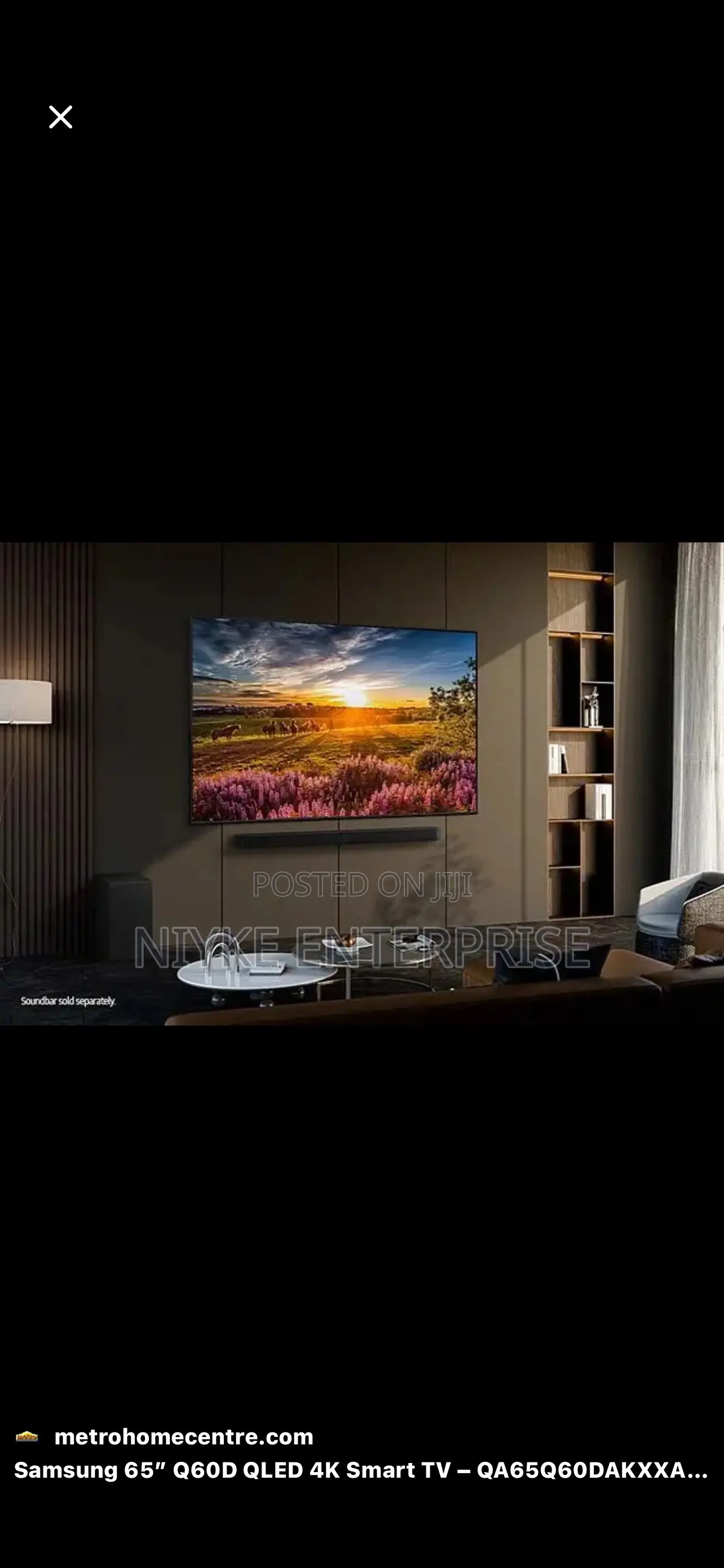 Samsung Q60d 75′′ Qled 4k Smart Tv Crystal Uhd Tv