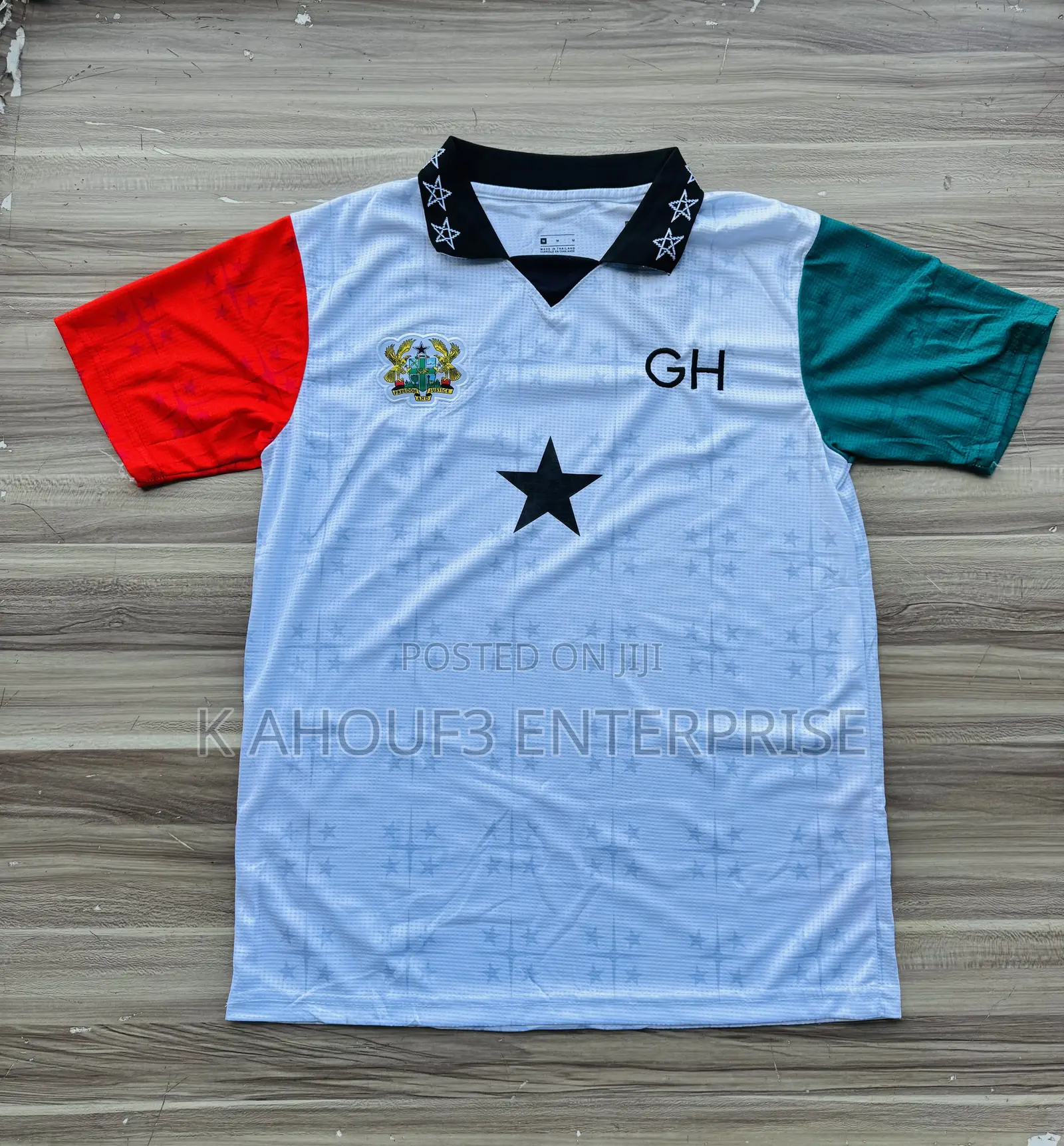 Ghana Coat of Arms Jersey Available