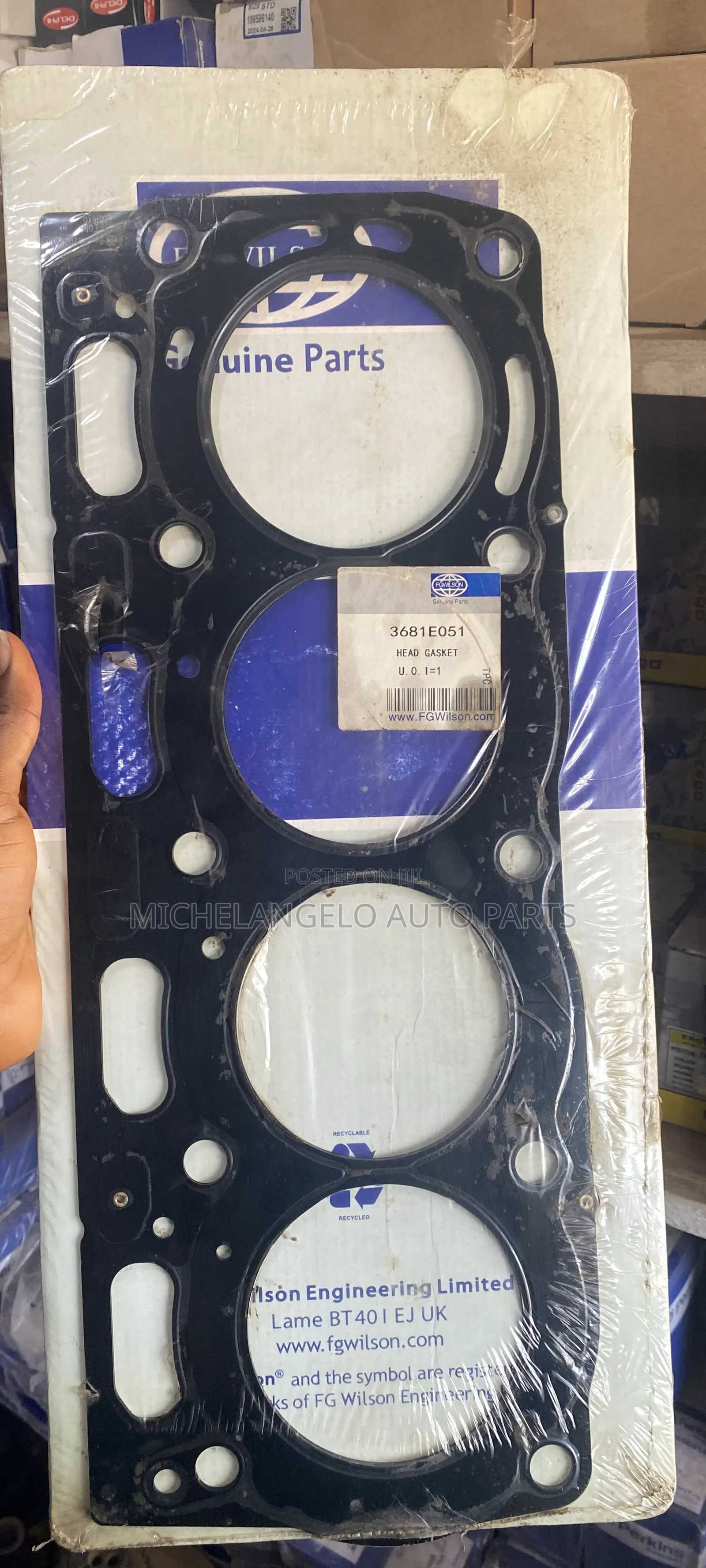 Metal Head Gasket Ecoplus 4 Cylinder