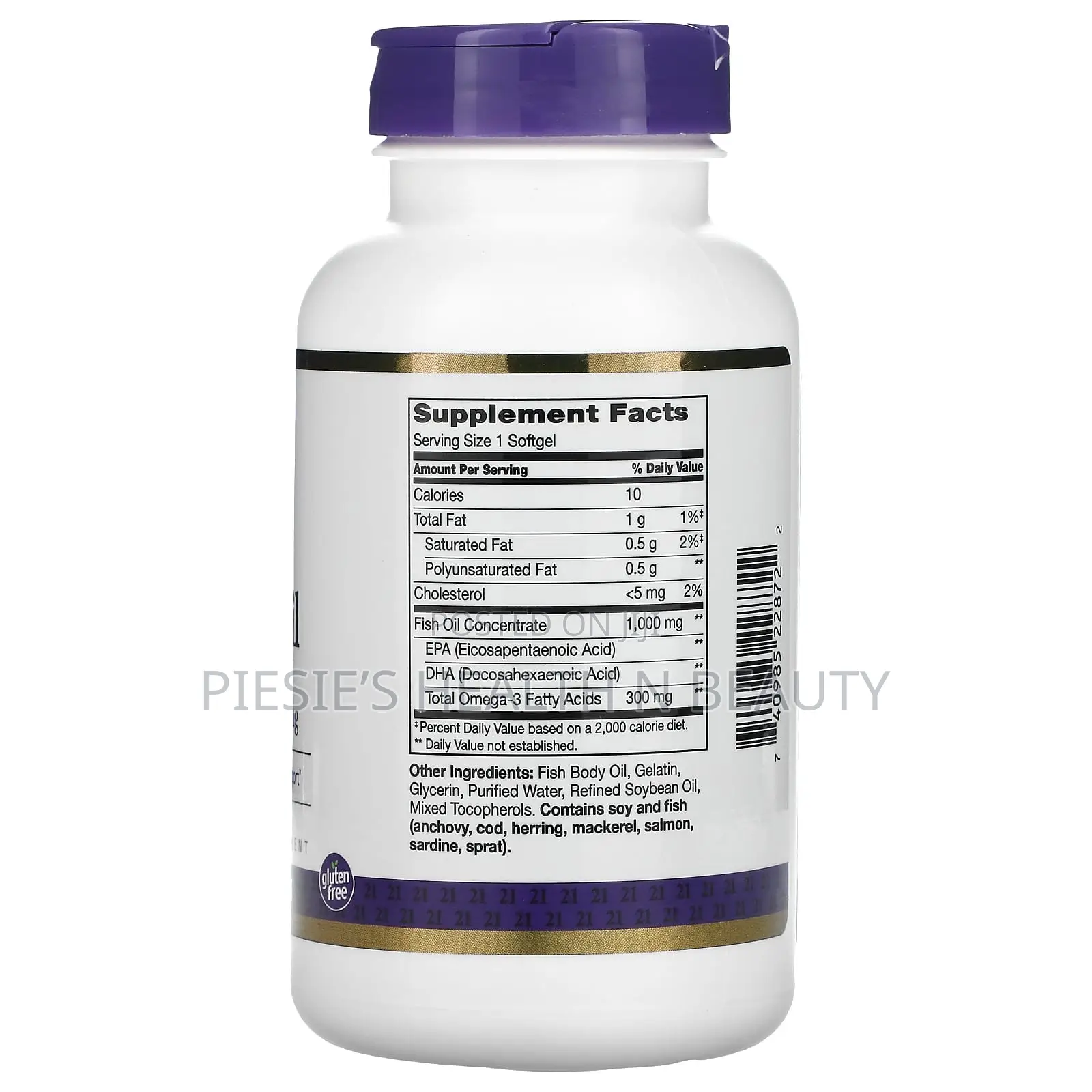 21st Century Fish Oil 1000 Mg 120 Softgels