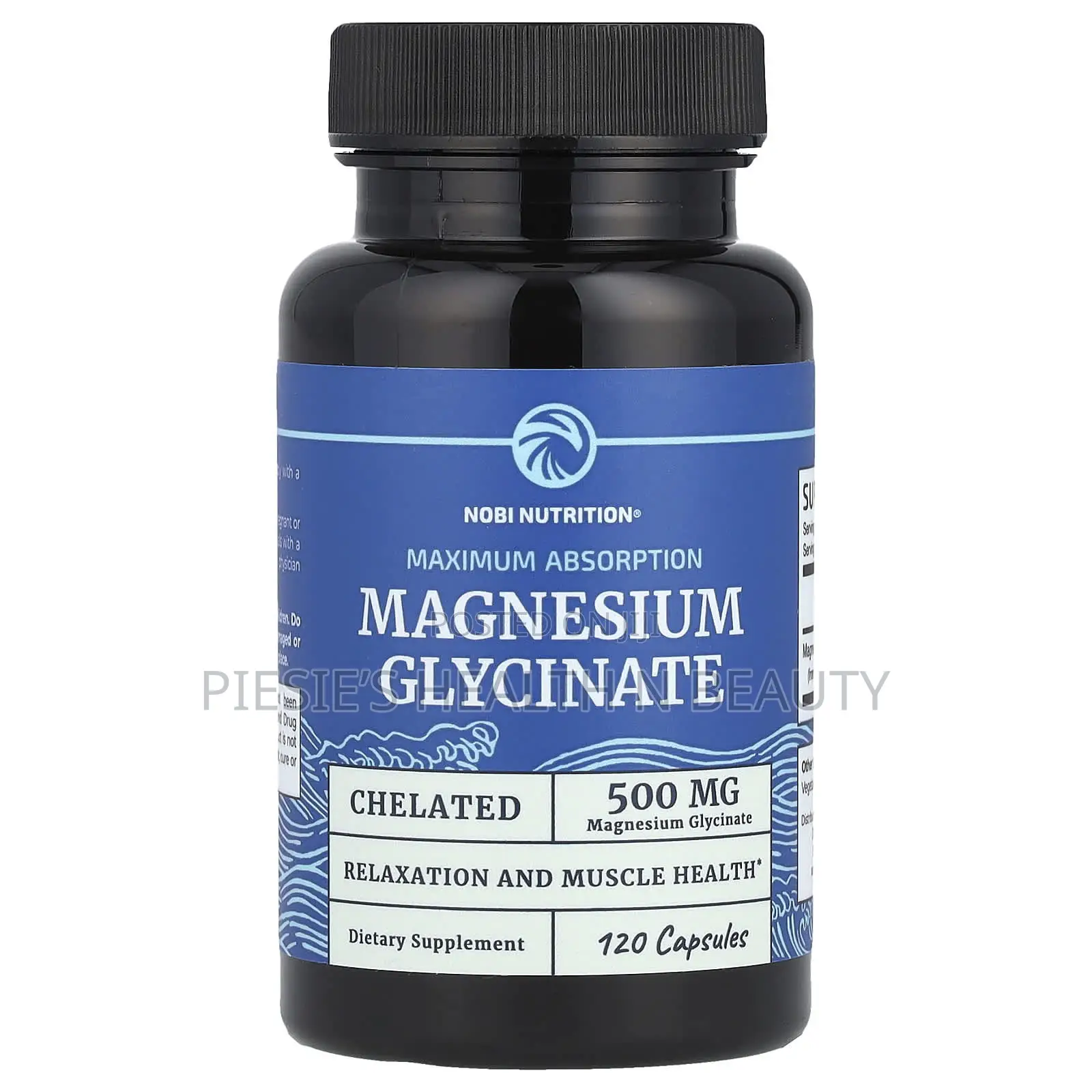 Nobi Nutrition Magnesium Glycinate 500mg |Chelated for High Absorption