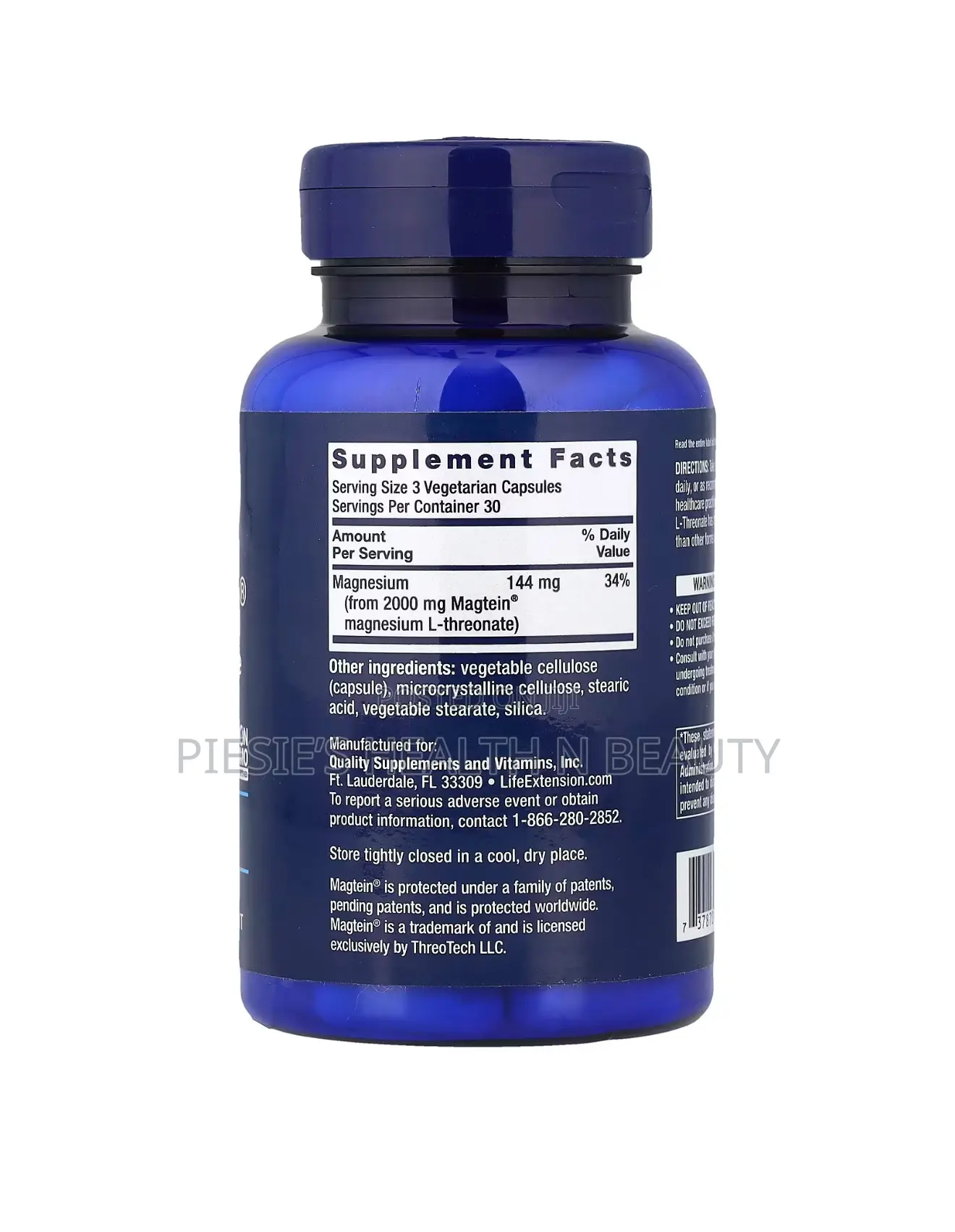 Life Extension Neuro-Mag Magnesium L-Threonate, 90 Caps