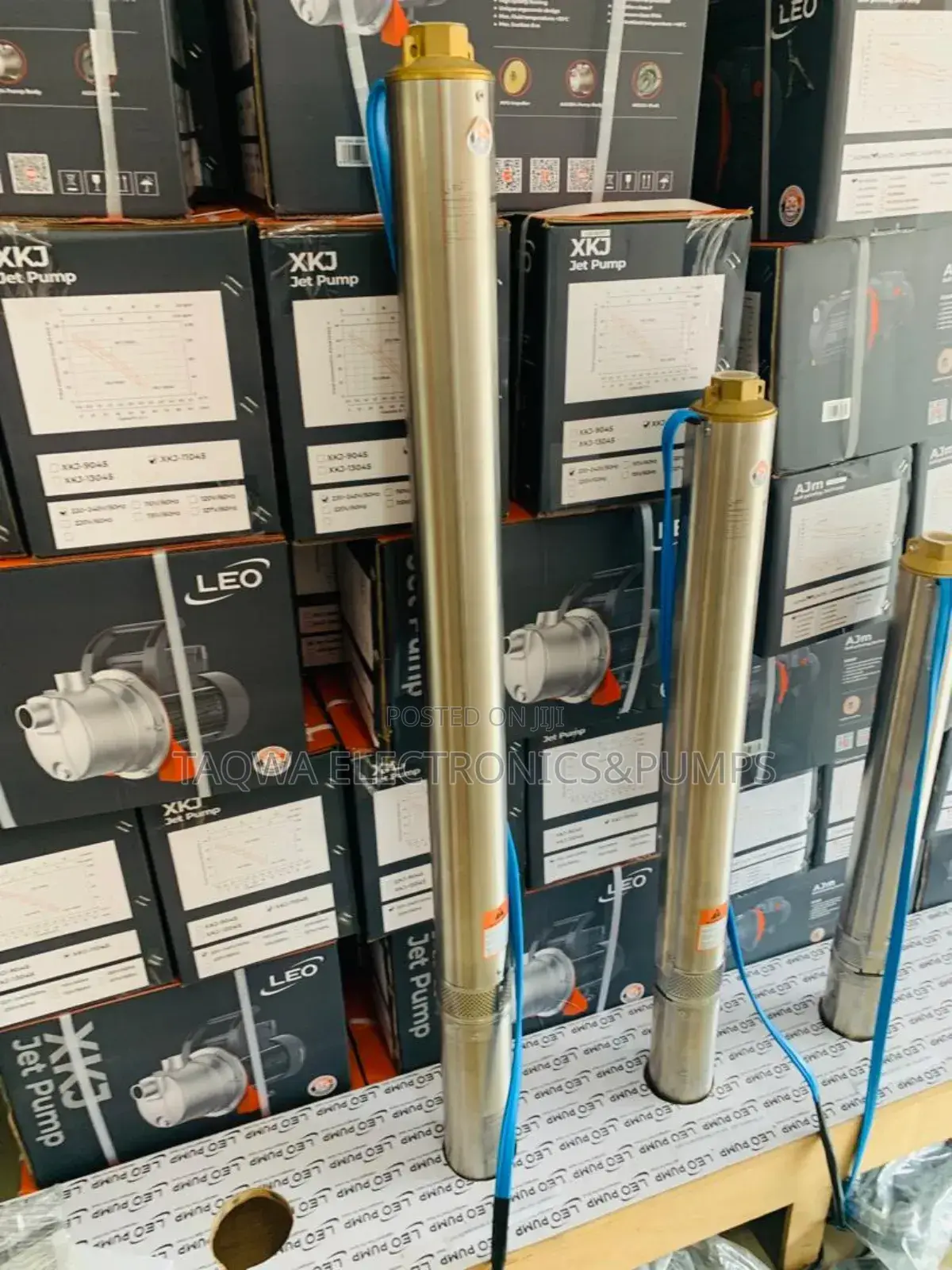 Leo 4xrm3/22-1.5 Borehole 2hp Pump
