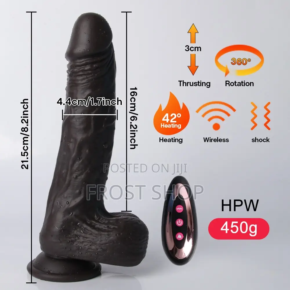 Brown Realistic Dildo Vibrator Huge Penis With Suction Cup