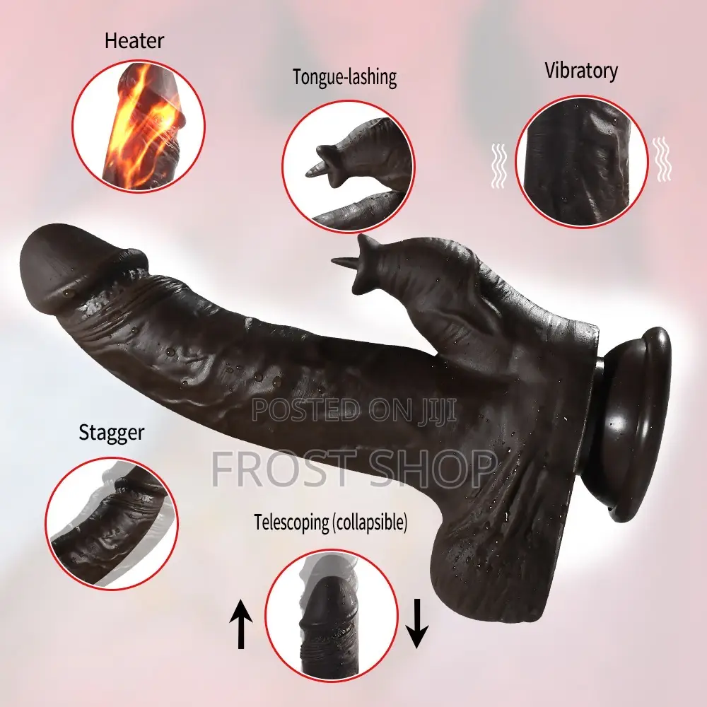 Thrusting Dildo Tongue Vibrator Dildo Remote Control
