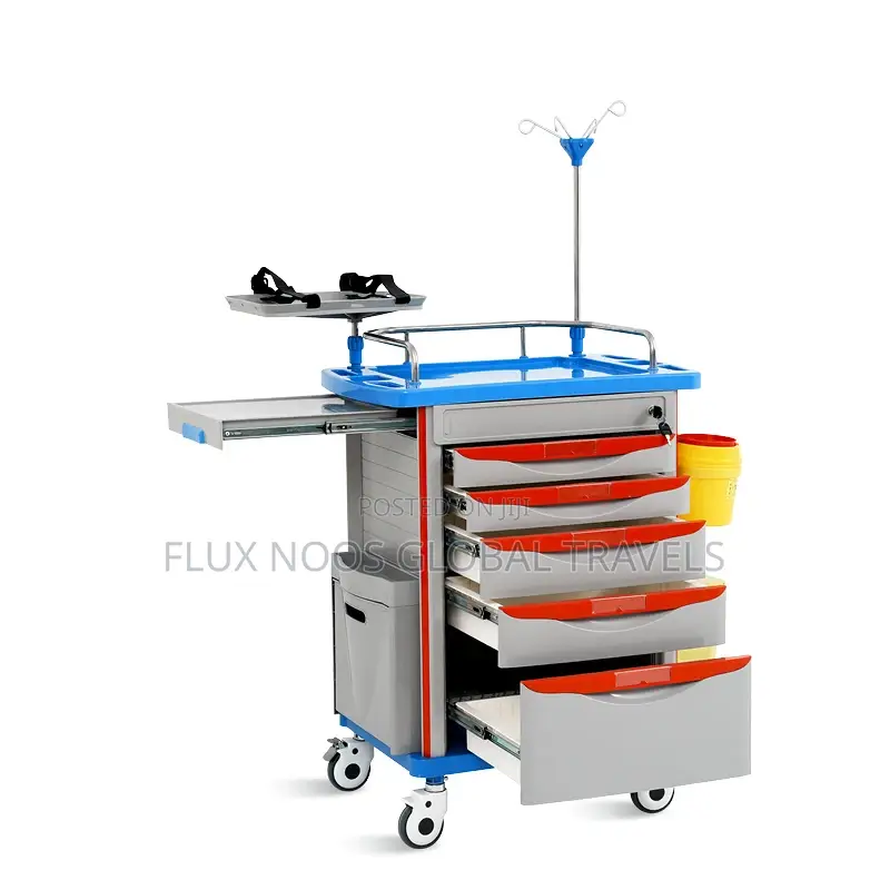 Emergency Medicine Trolley With Chat