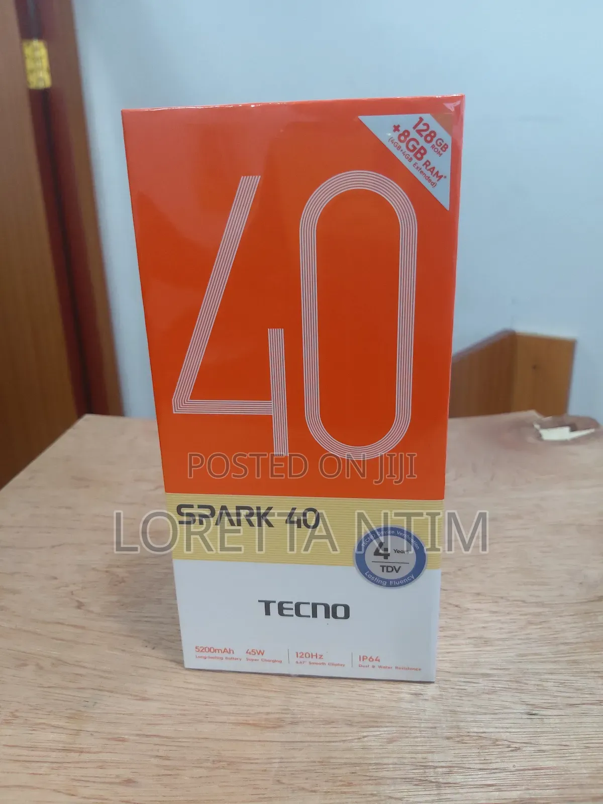 New Tecno Spark 40 128 GB Black