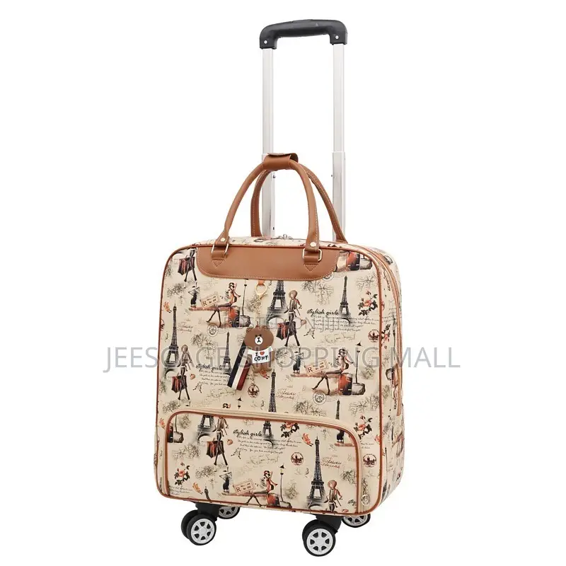 Luggage Large Capacity Rolling Duffle Bag