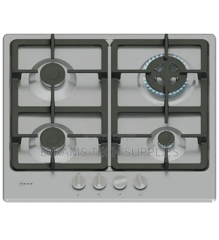 Neff T26gkh8n0 Gas Hob - Stainless Steel
