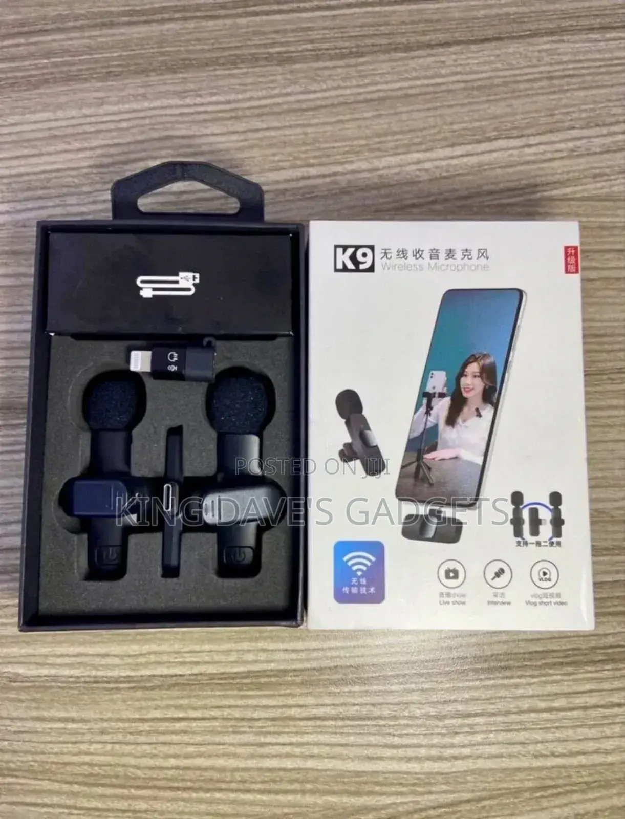 2 in 1 Wirless Lapel Microphone