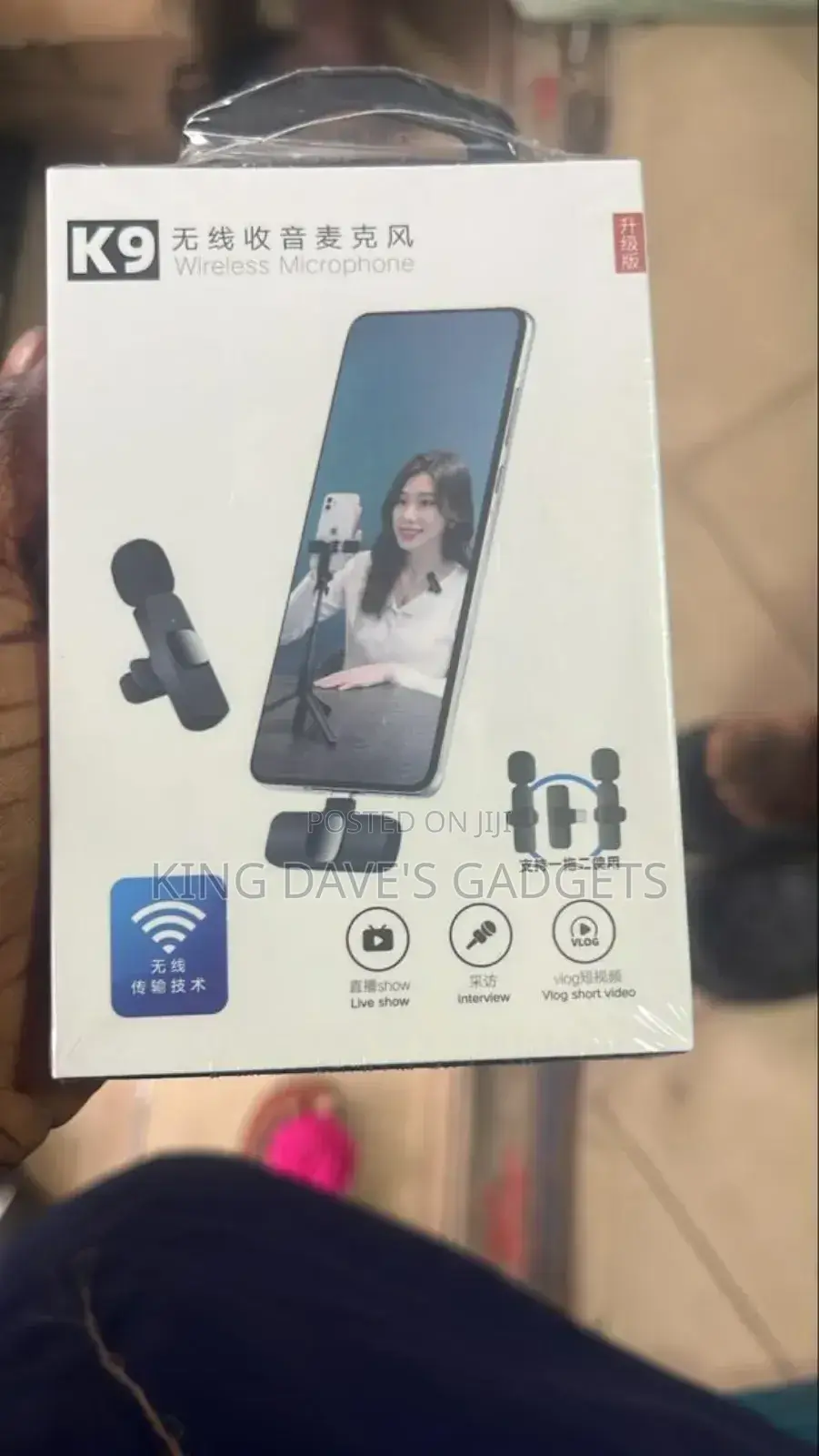 2 in 1 Wirless Lapel Microphone