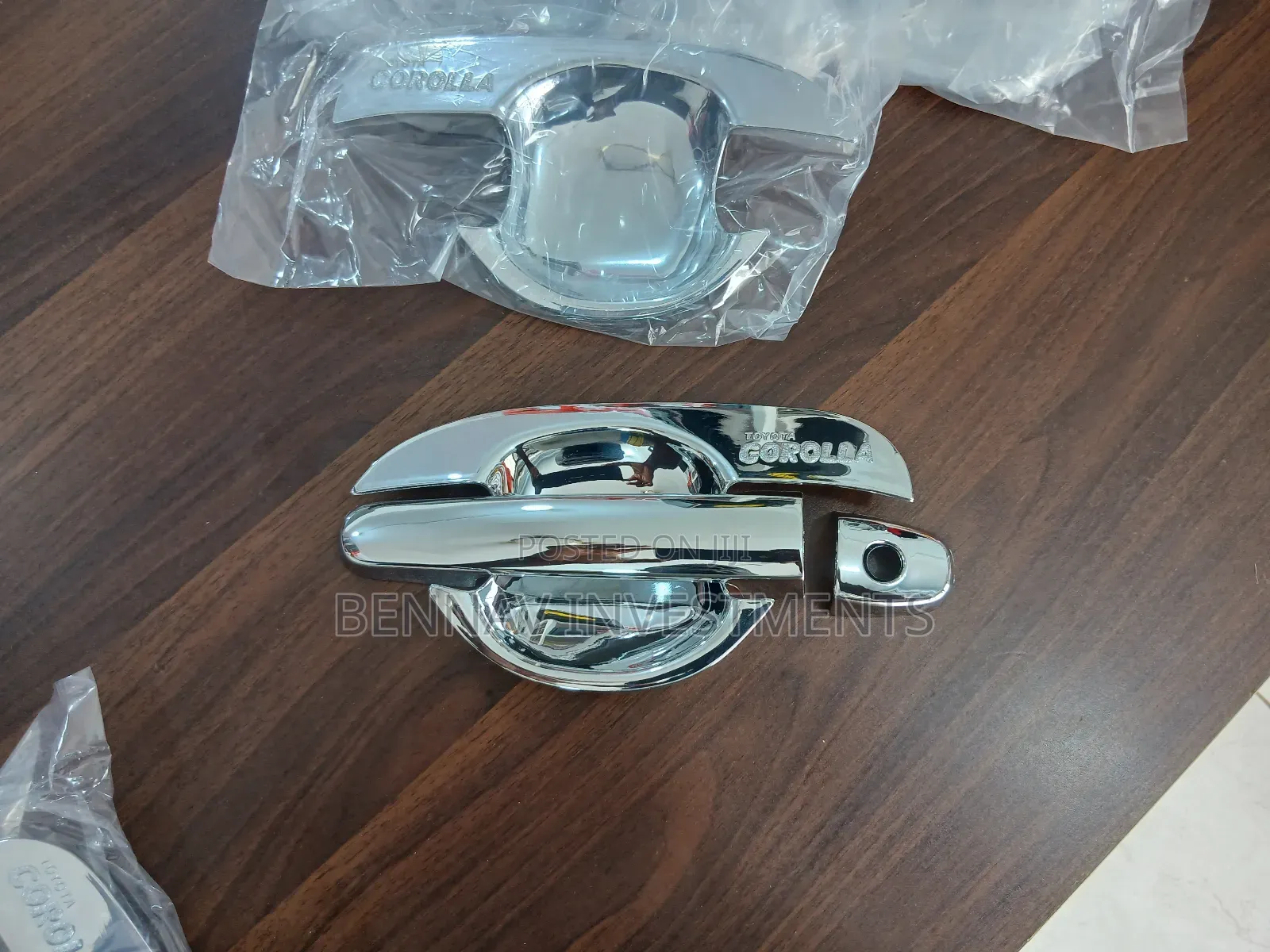 Corolla Chrome Handle Cover With Inner Bowl (4 Set)